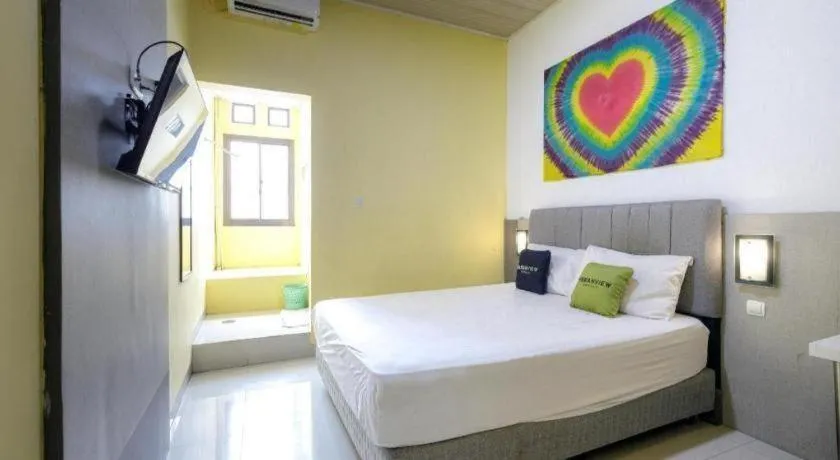 Bed in Urbanview Hotel Delima 101 Syariah