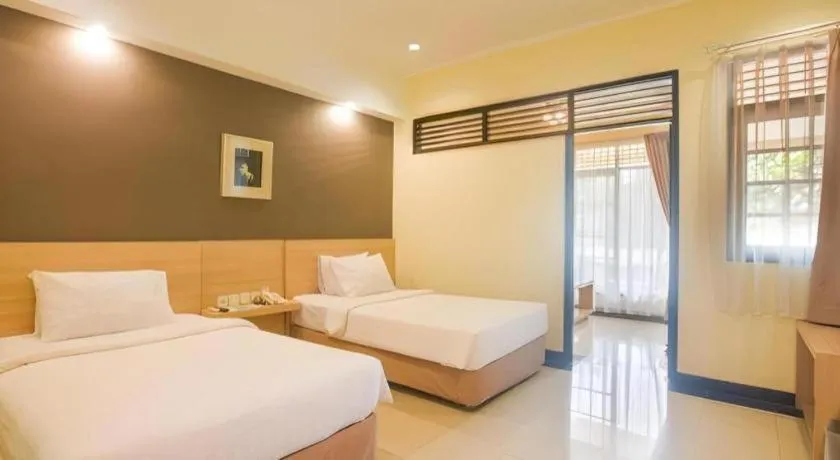 Bed in Grage Sangkan Hurip Resort & Spa