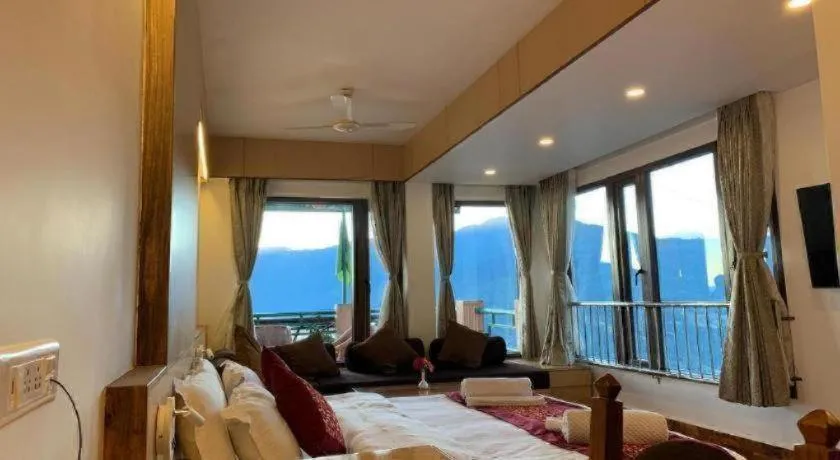 Bed in Hotel Tashi Delek