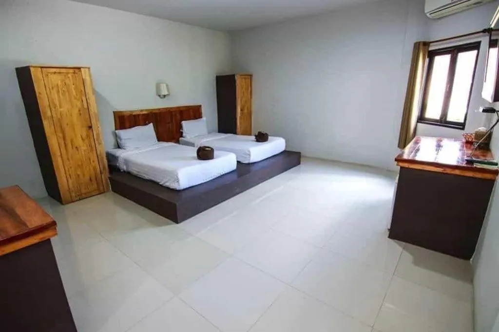 Bed in Baan Pan Din Resort