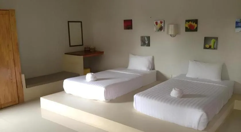 Bed in Baan Pan Din Resort