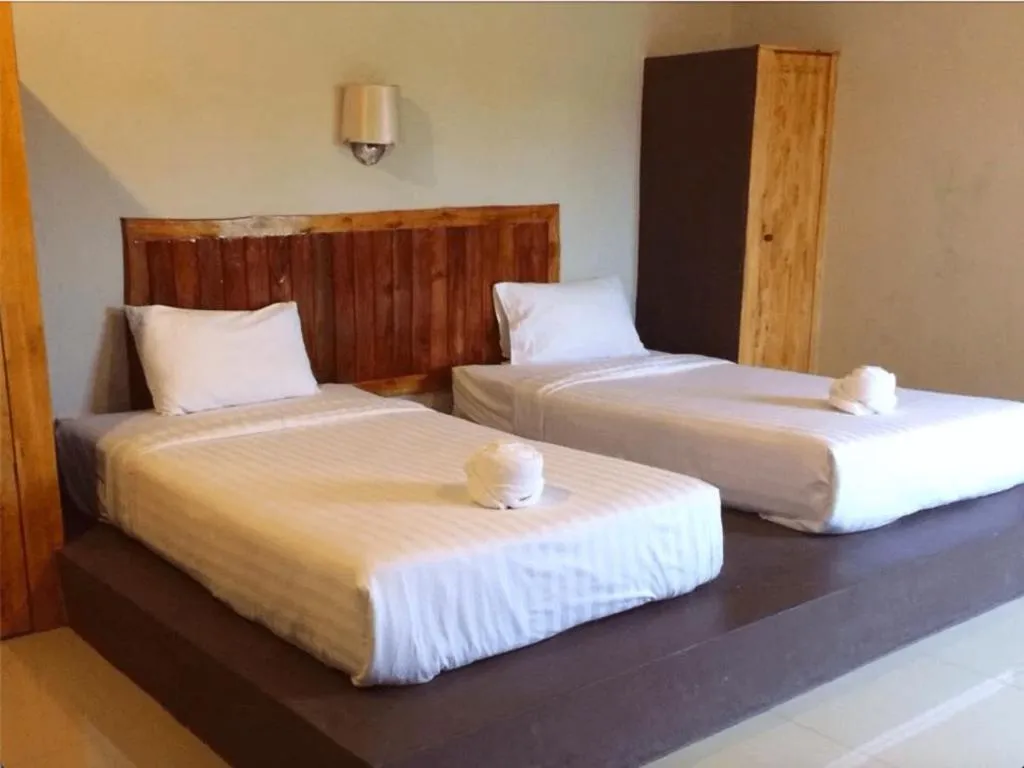 Bed in Baan Pan Din Resort