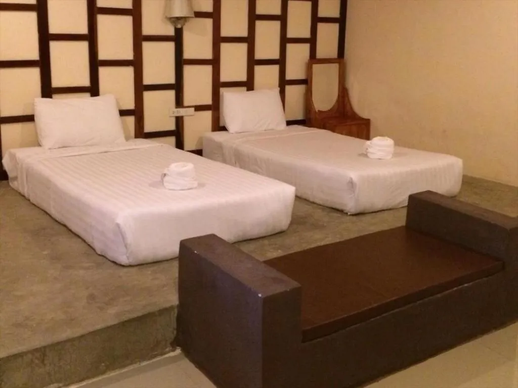 Bed in Baan Pan Din Resort