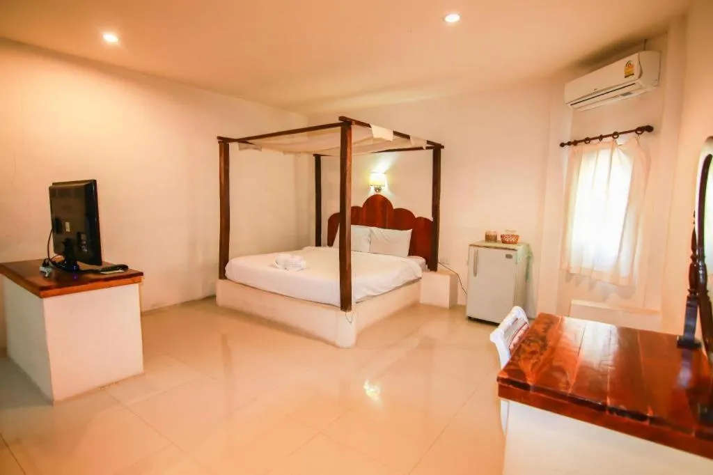 Bed in Baan Pan Din Resort
