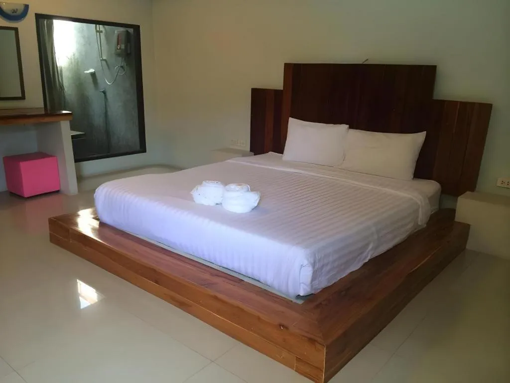 Bed in Baan Pan Din Resort