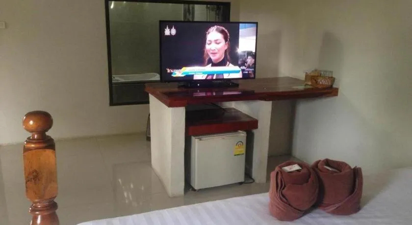 Bed in Baan Pan Din Resort