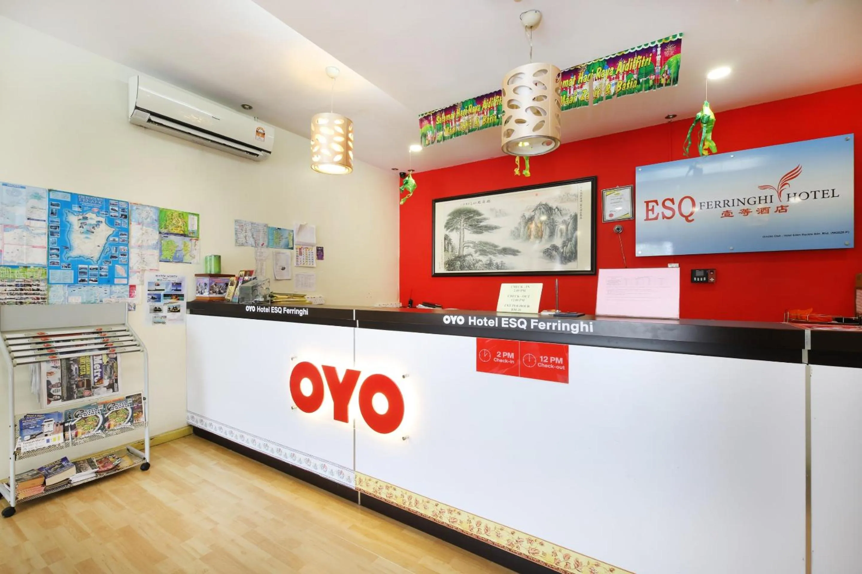 Lobby or reception in Collection O Batu Ferringhi Beach formerly ESQ Ferringhi