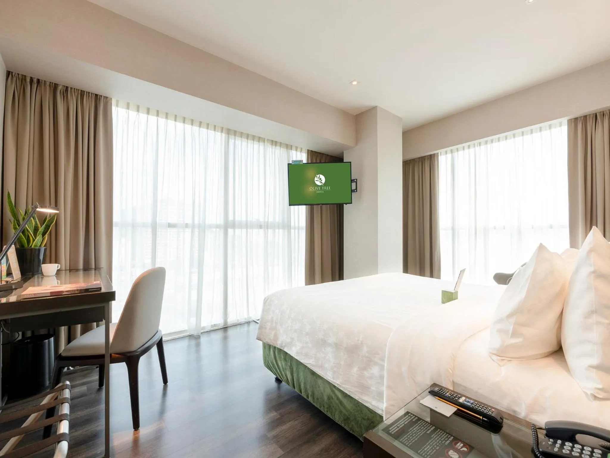 Bedroom, Bed in Olive Tree Hotel Penang