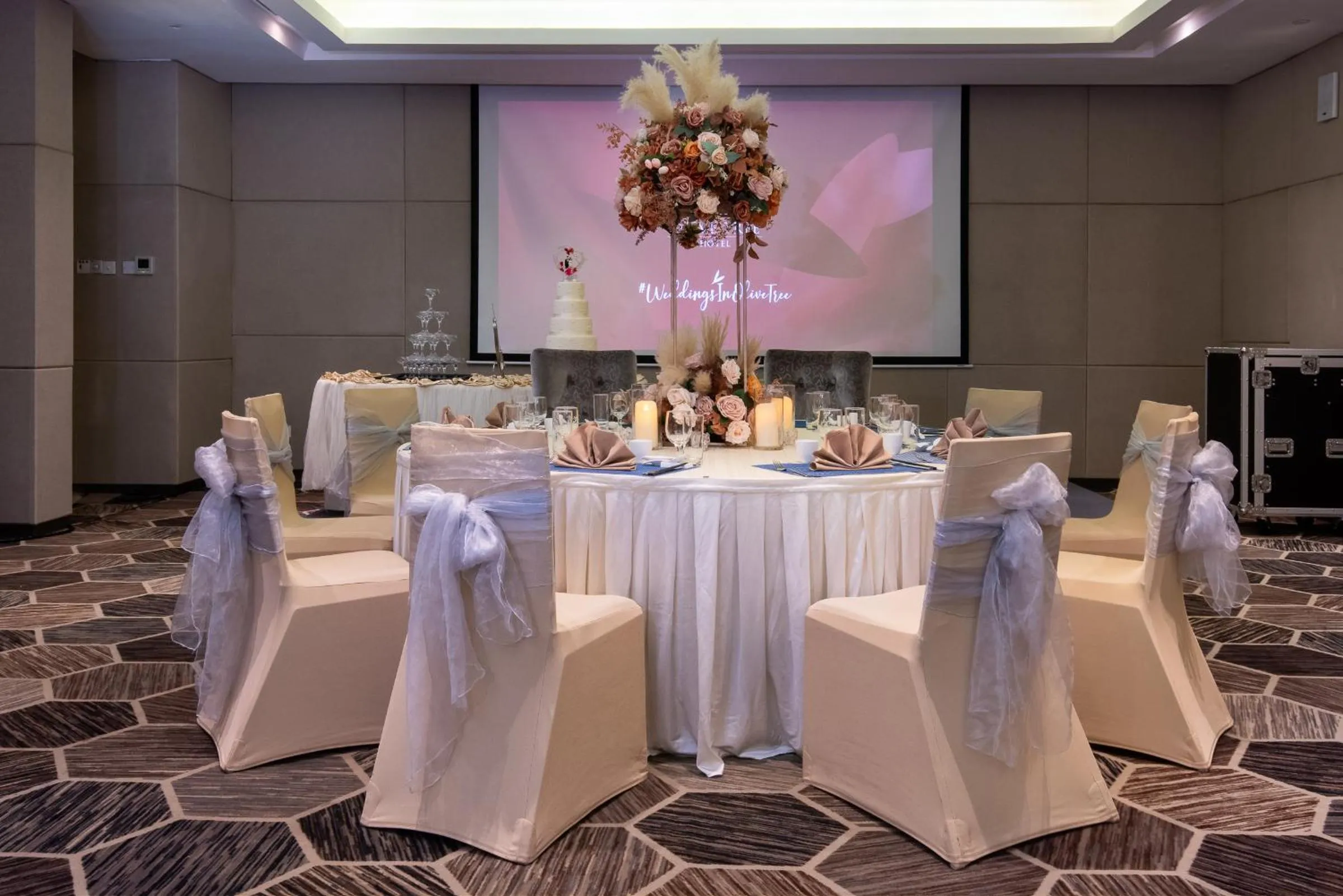 Seating area in Olive Tree Hotel Penang
