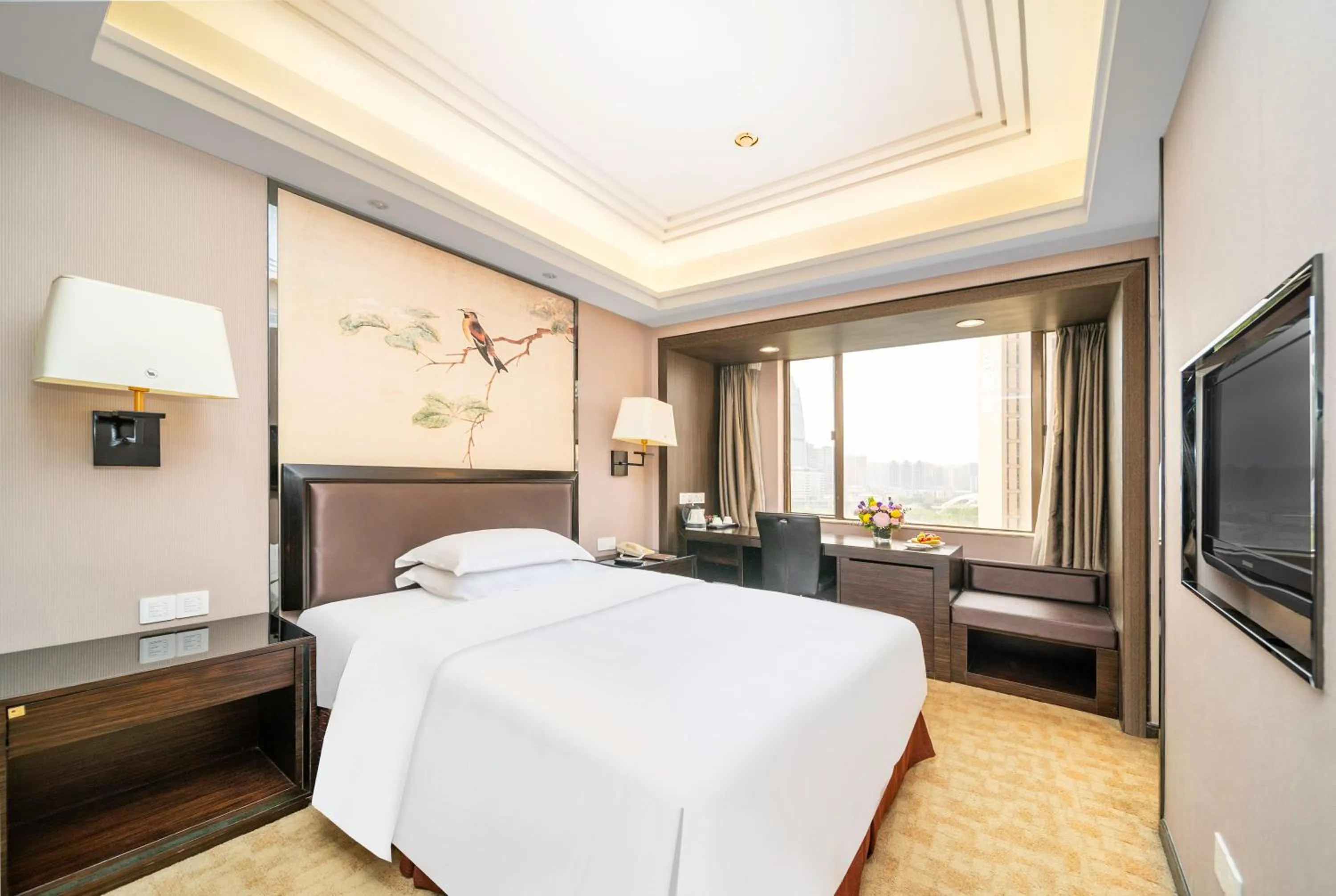 Bed in Zhongshan International Hotel