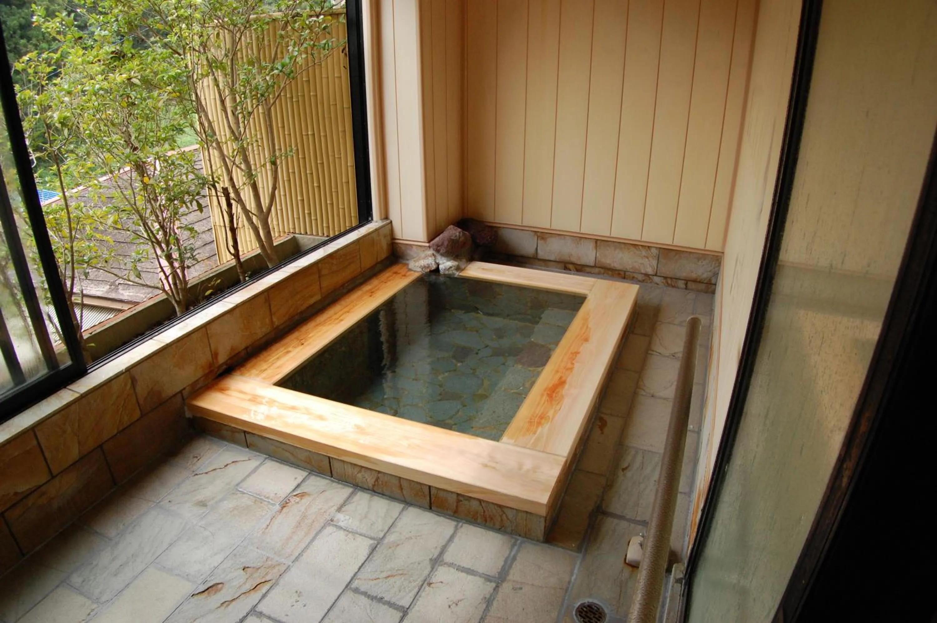 Hot Spring Bath in Sawatari Onsen Miyataya Ryokan