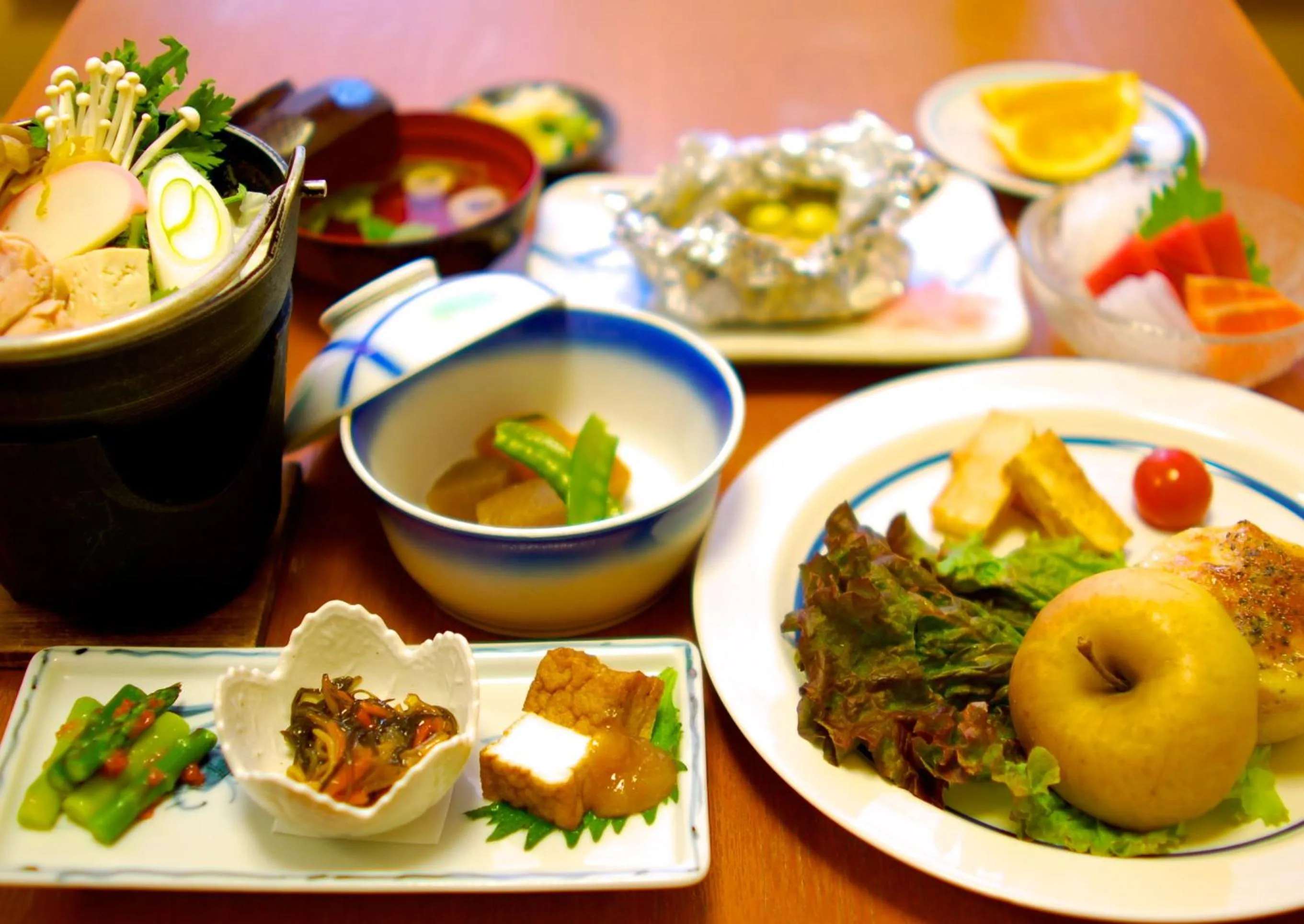 Food close-up in Sawatari Onsen Miyataya Ryokan