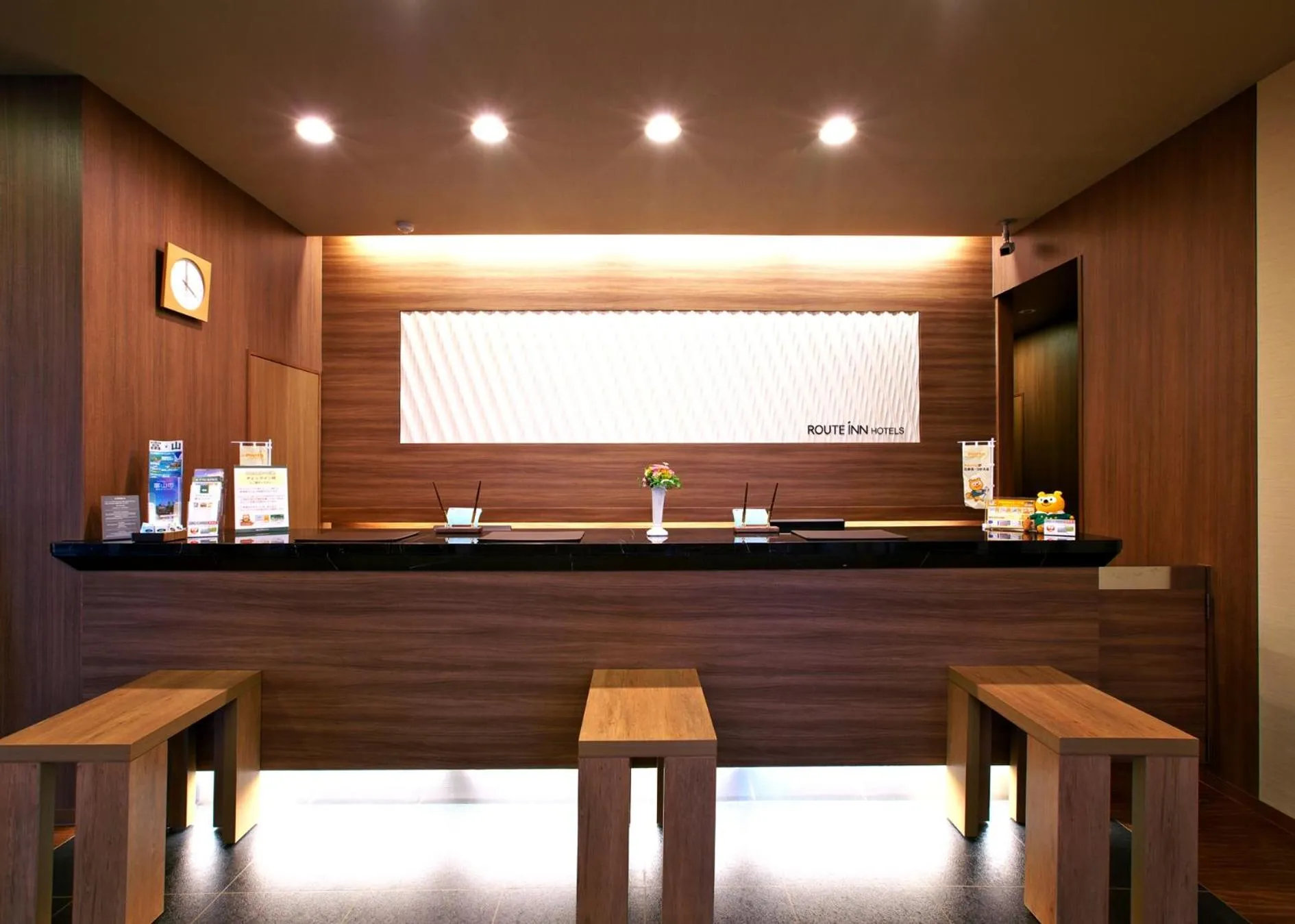 Lobby or reception in Hotel Route Inn Toyama Inter