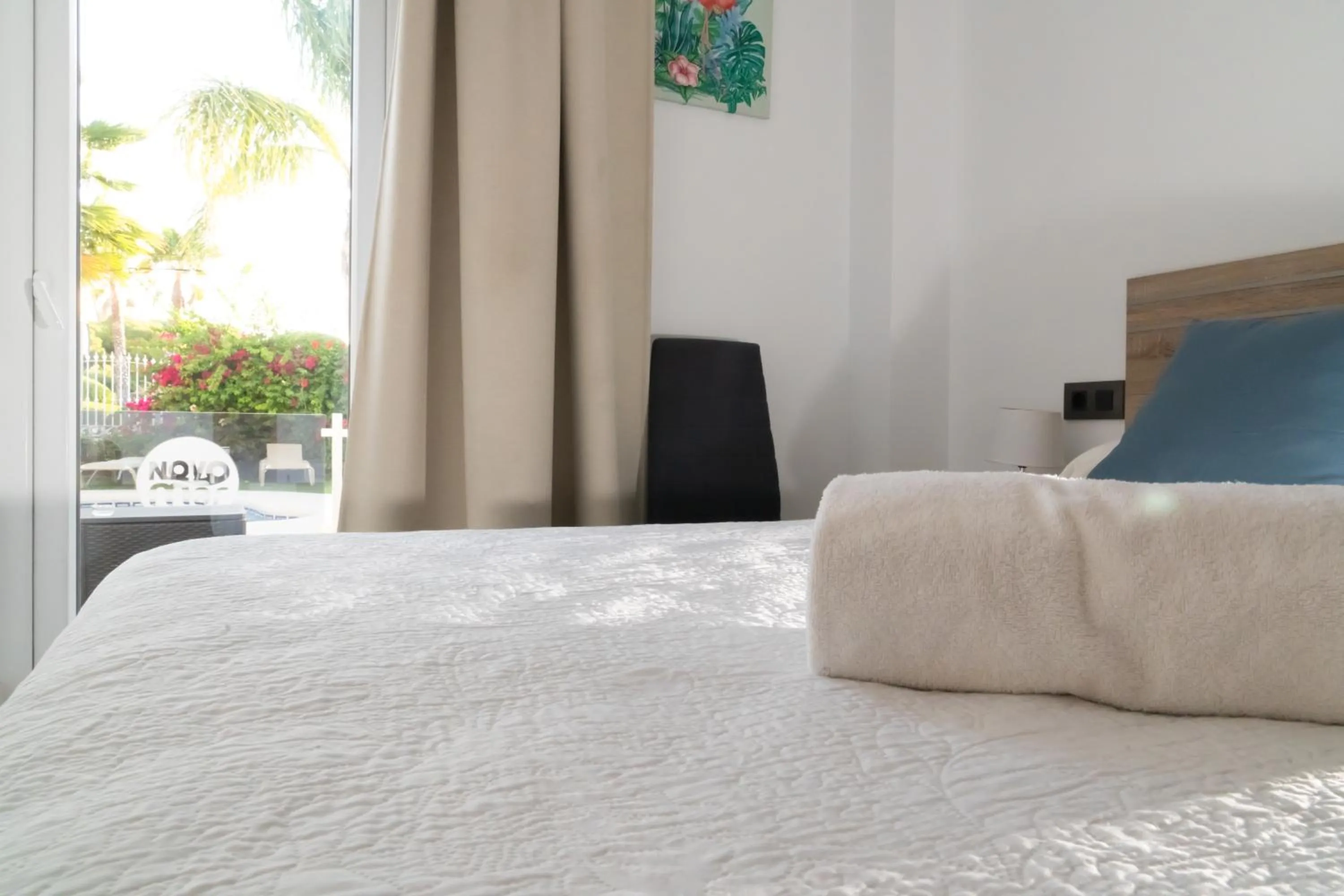 Bed in Hotel Novomar