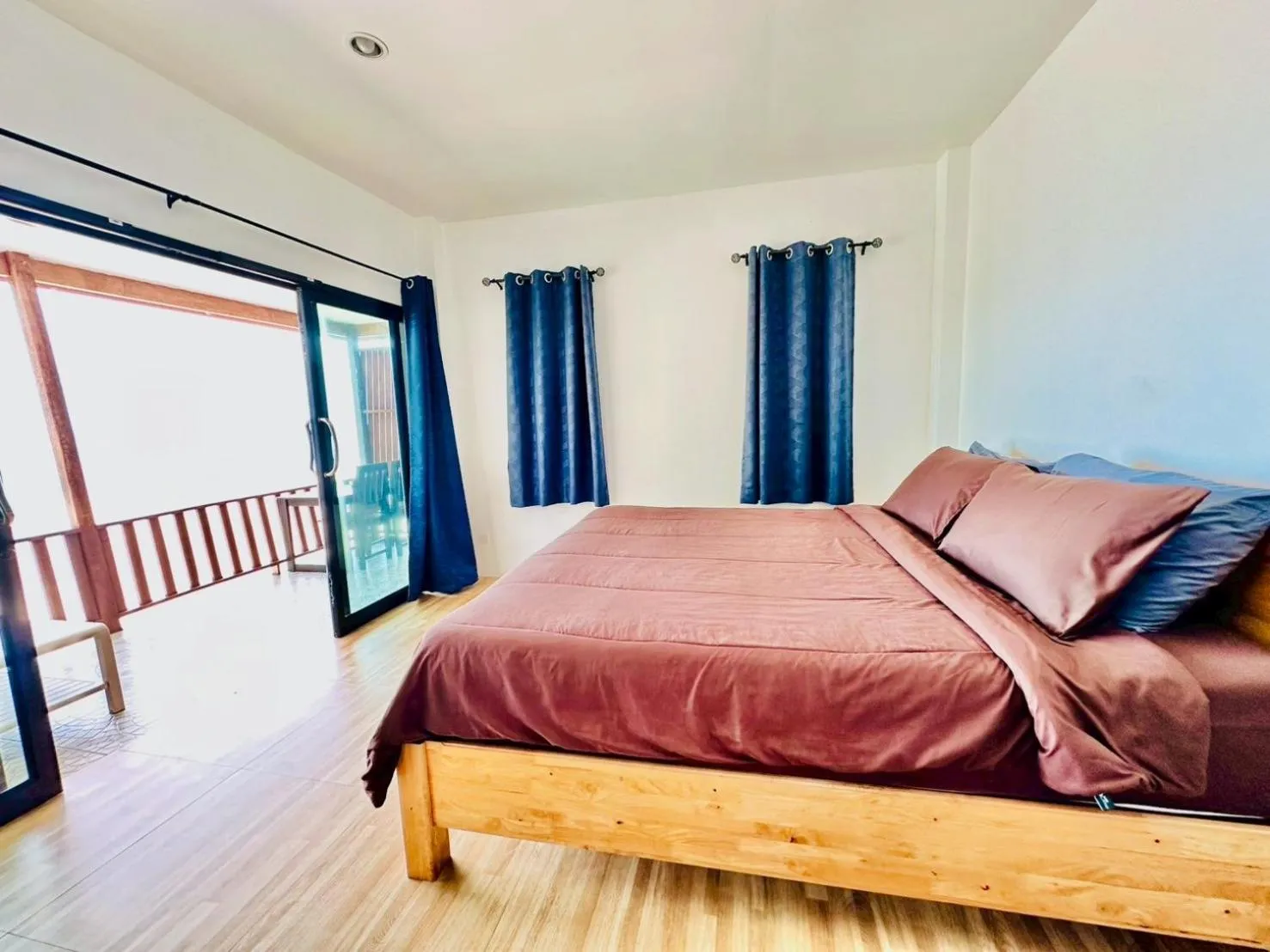 Bedroom, Bed in The Scenery Beach Resort