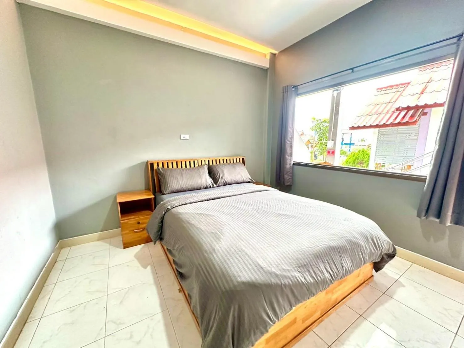 Bed in The Scenery Beach Resort