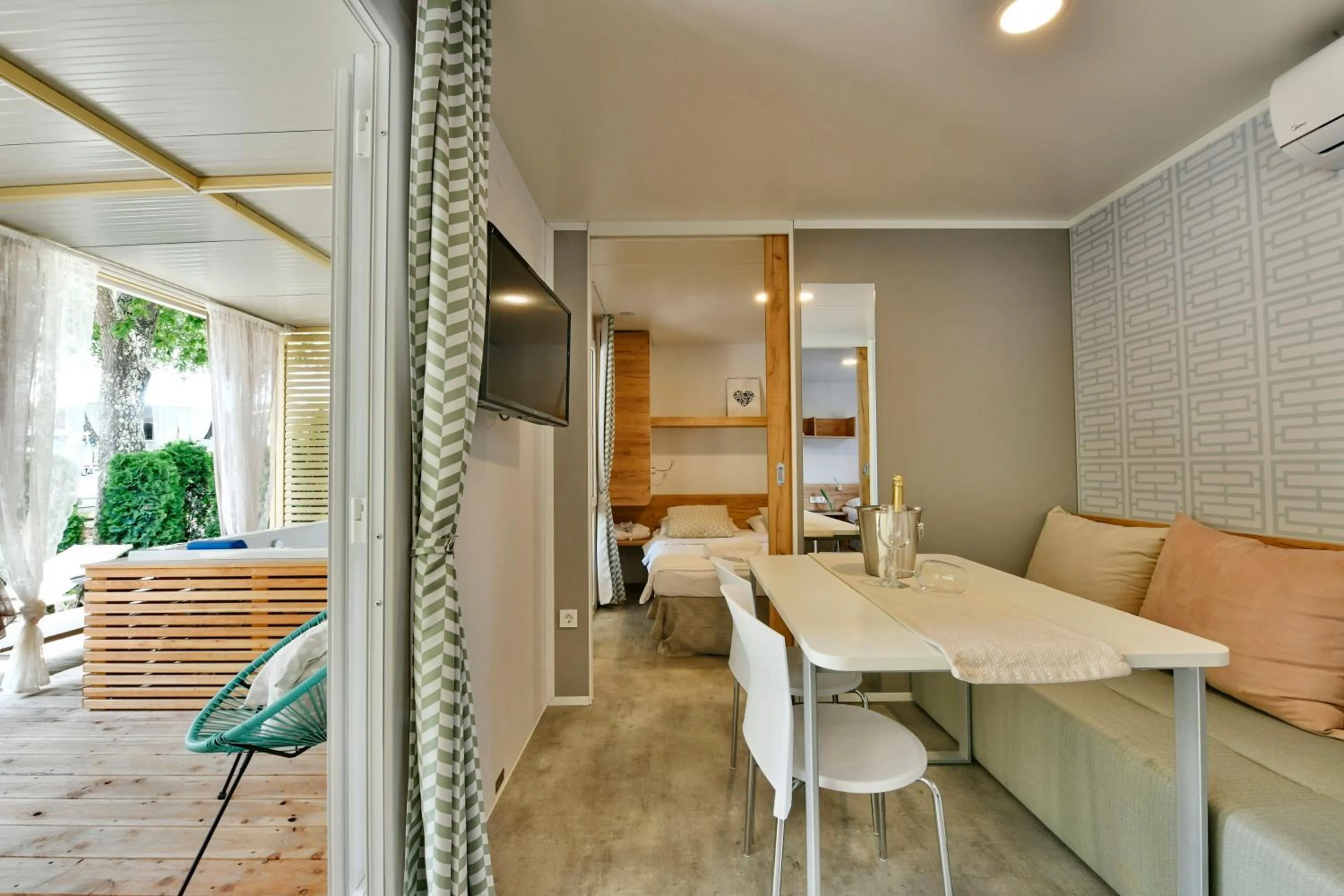 Dining area in Polidor Camping Resort