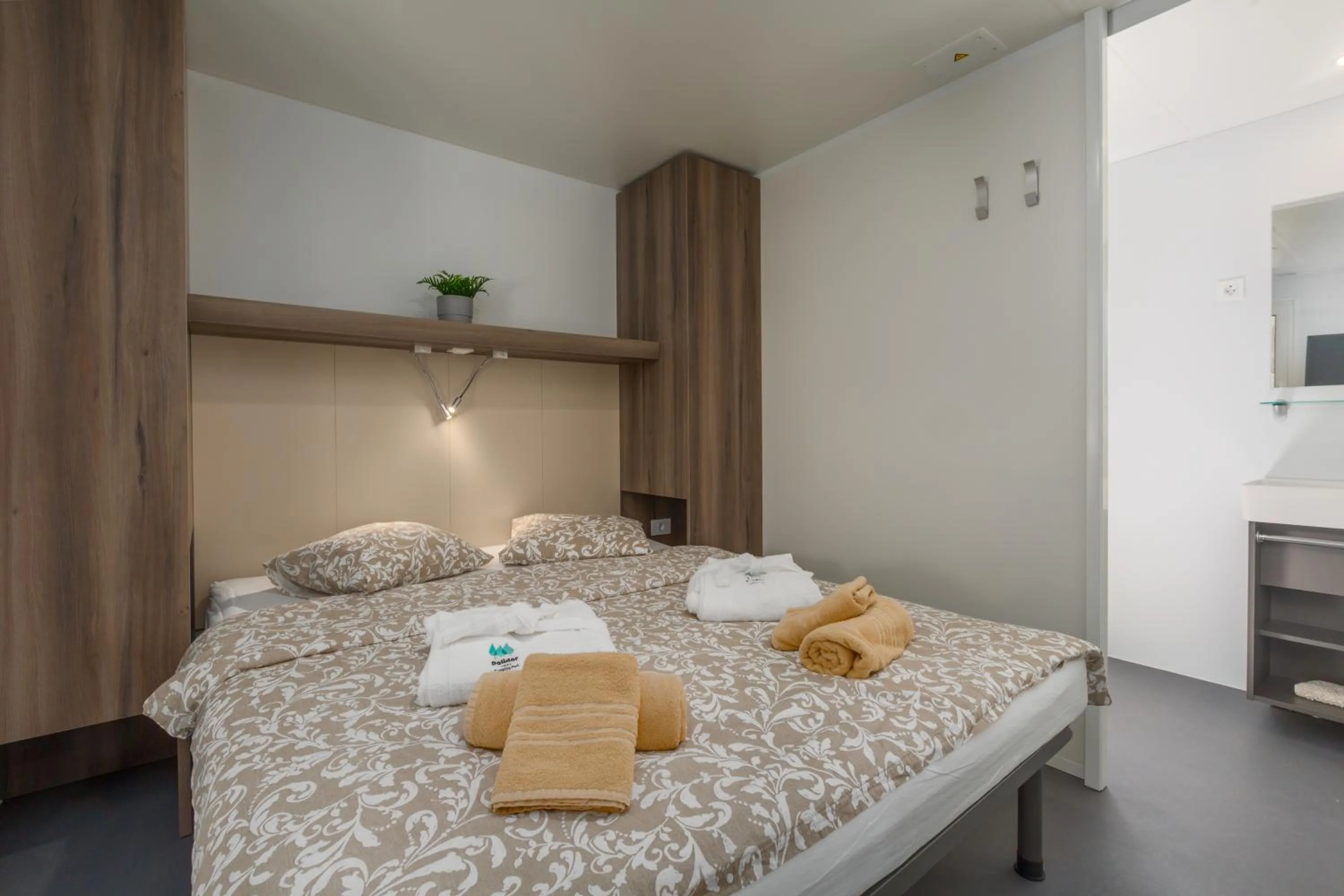 Bed in Polidor Camping Resort