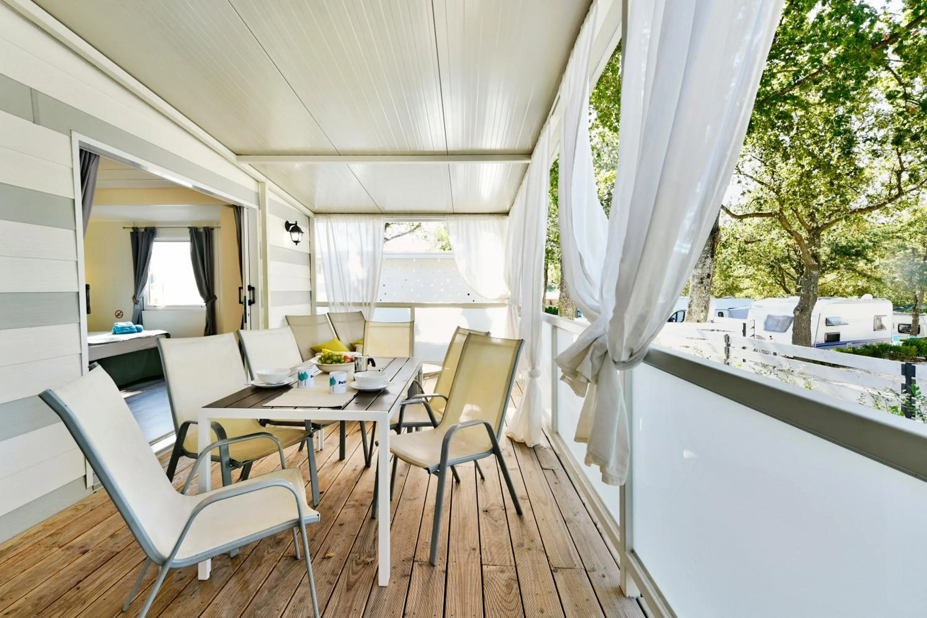 Balcony/Terrace in Polidor Camping Resort