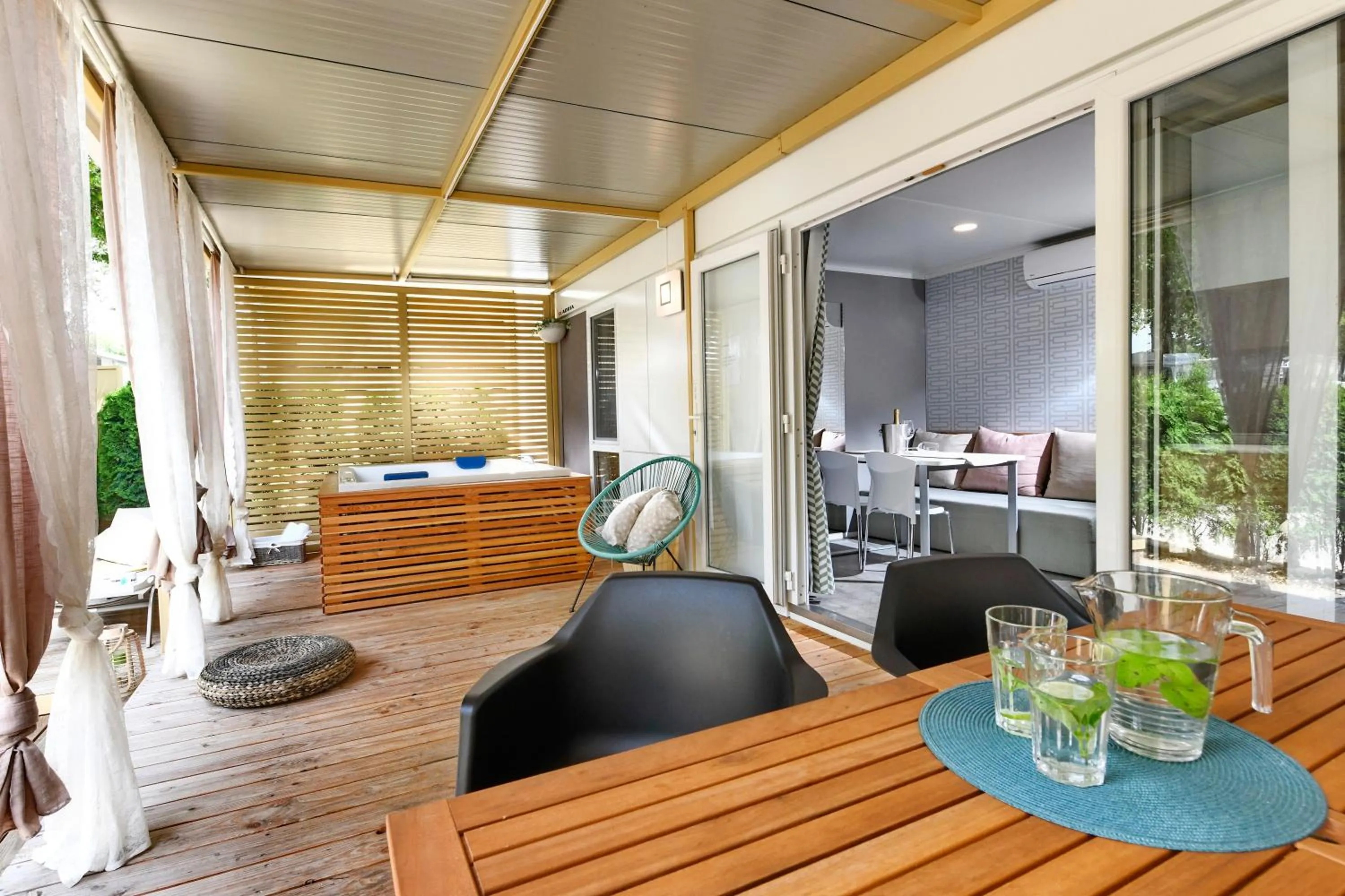 Sauna in Polidor Camping Resort