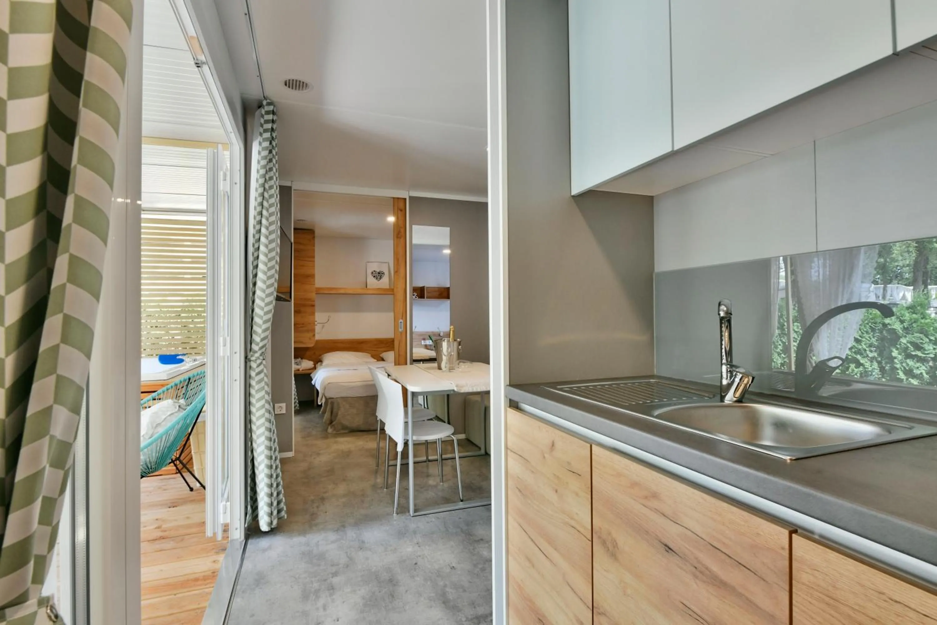 Kitchen or kitchenette in Polidor Camping Resort