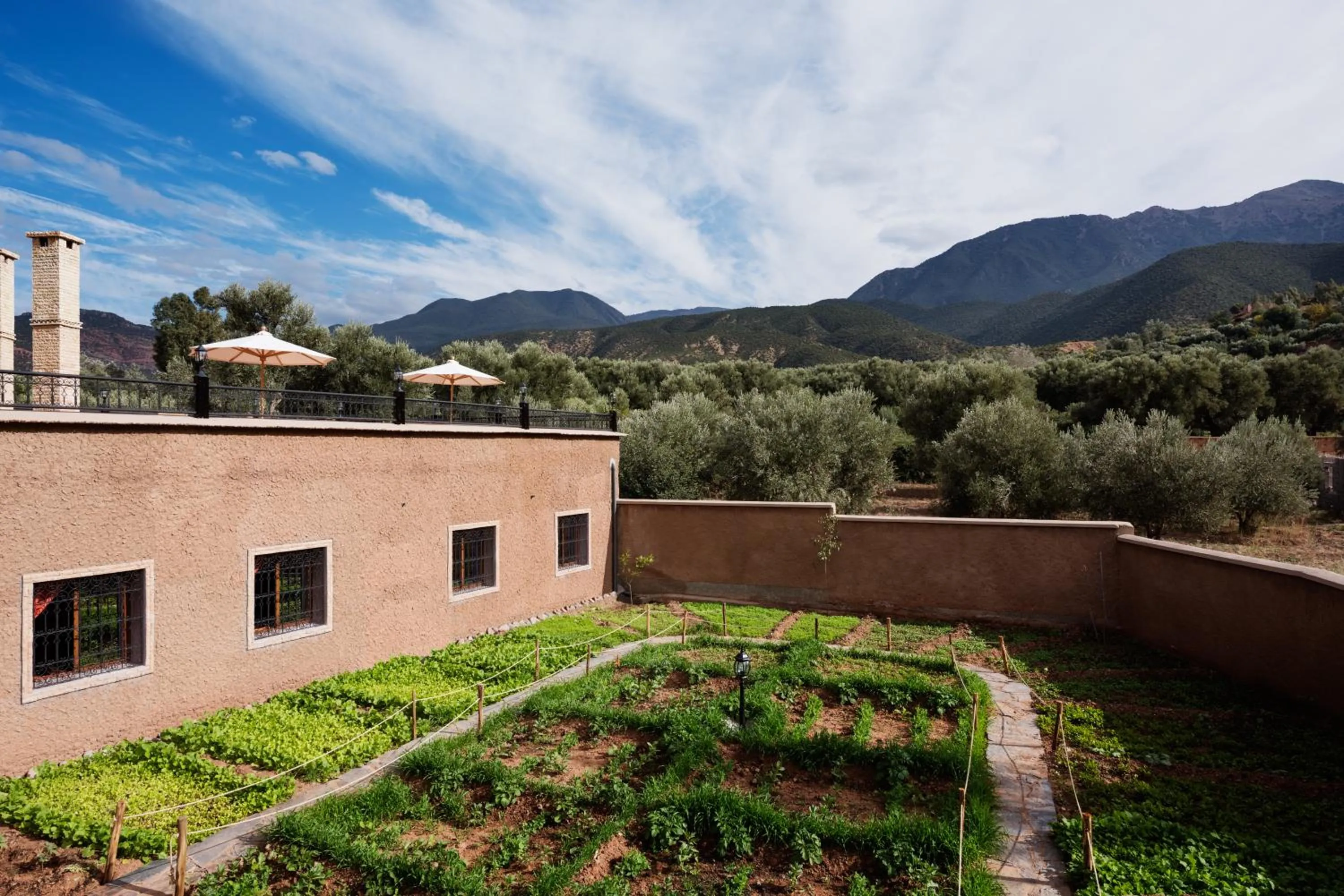 Facade/entrance in Ouirgane Ecolodge