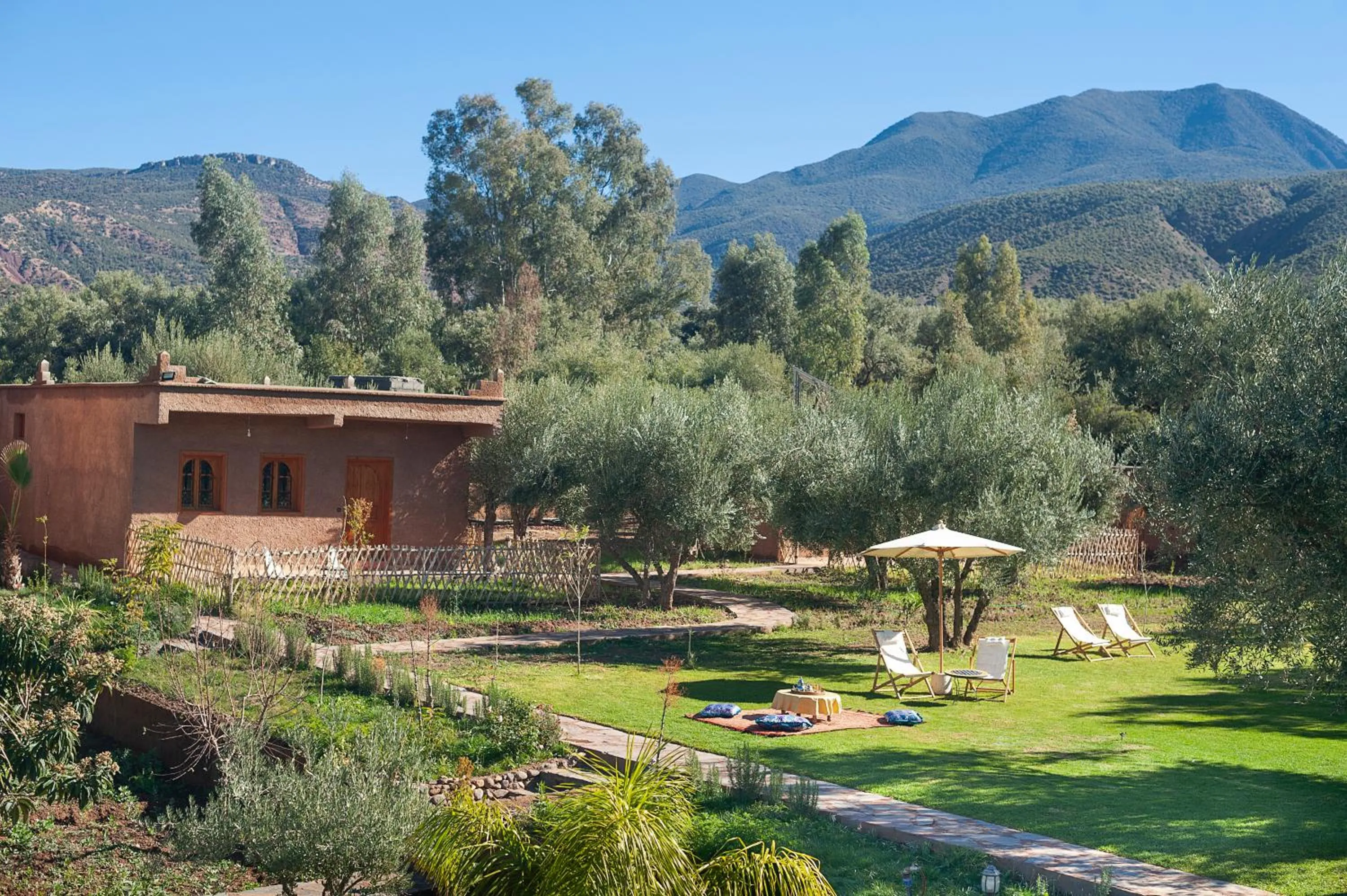 Garden in Ouirgane Ecolodge