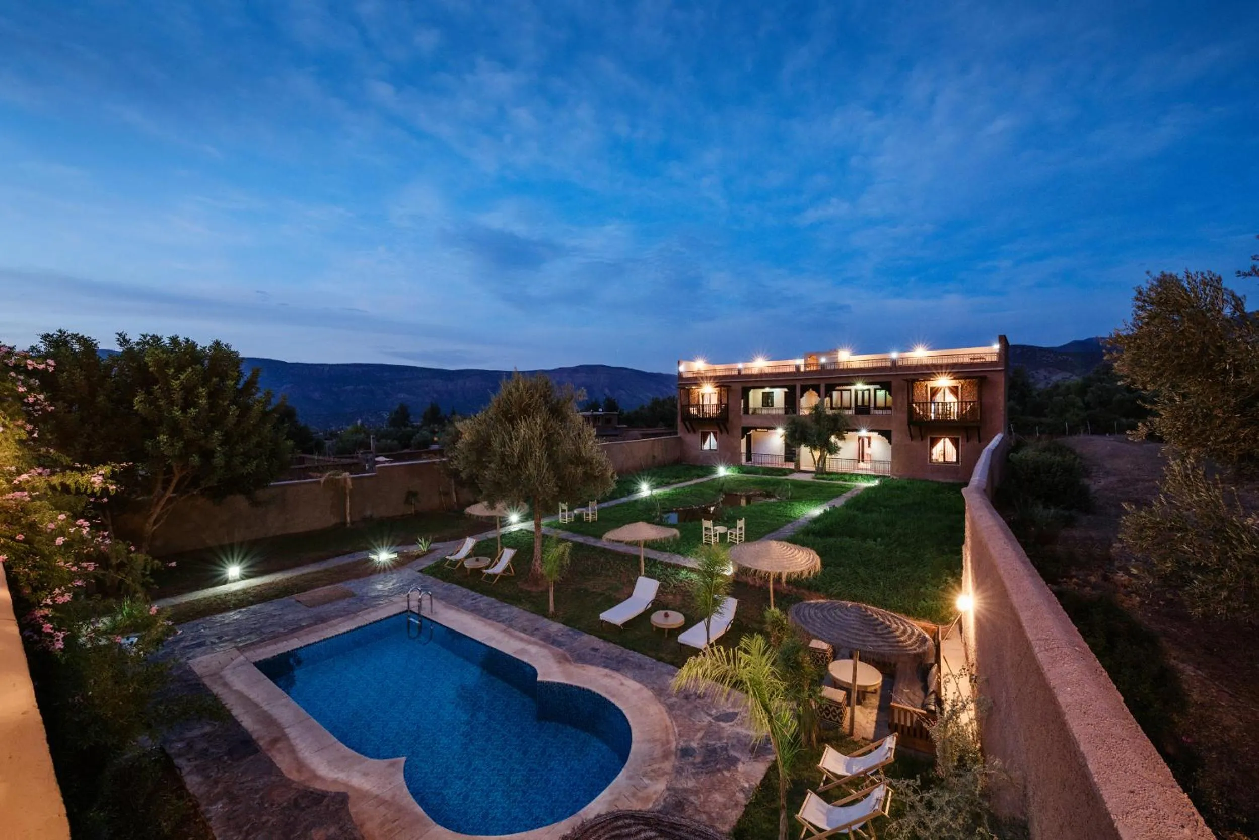 Garden in Ouirgane Ecolodge