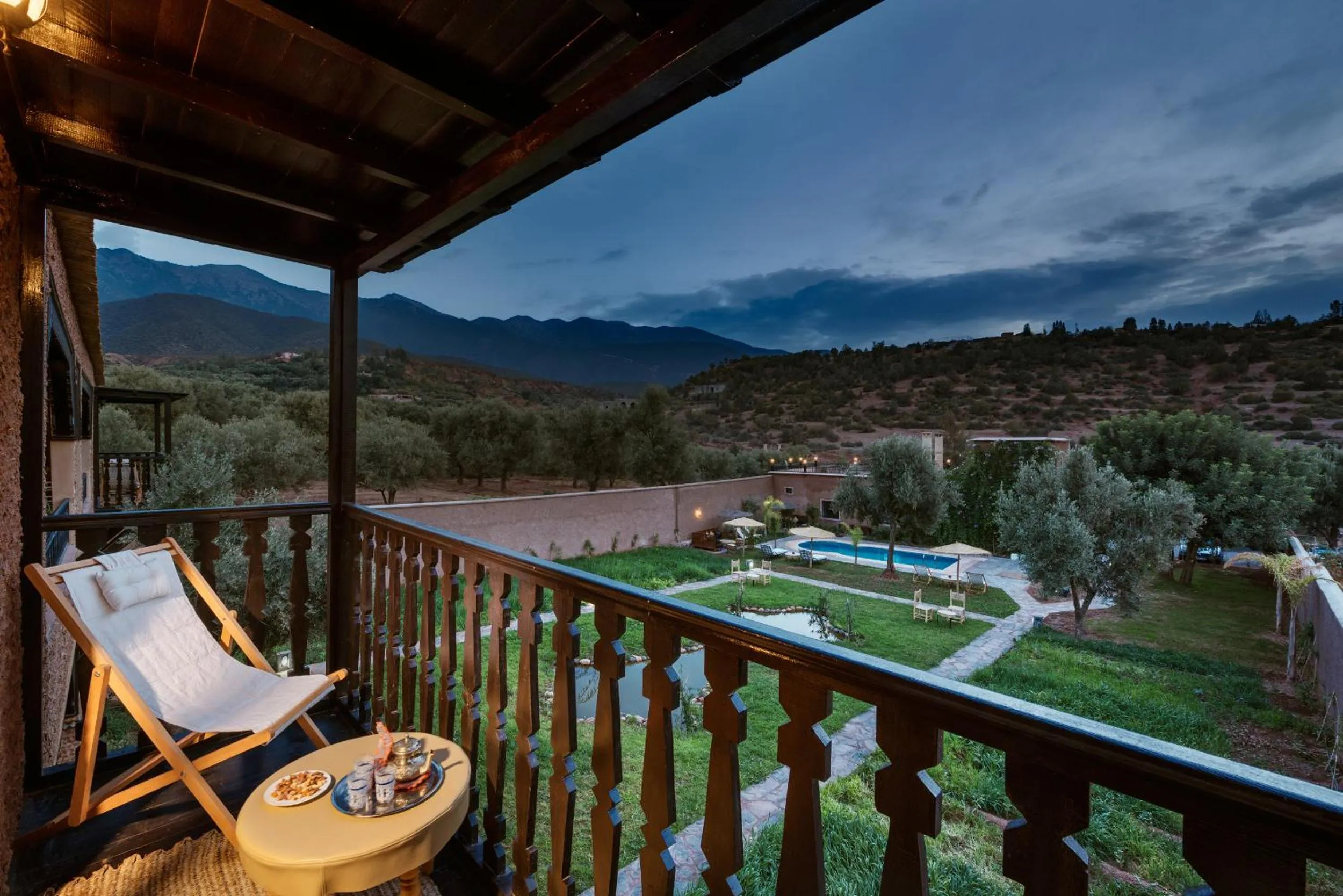 Balcony/Terrace in Ouirgane Ecolodge
