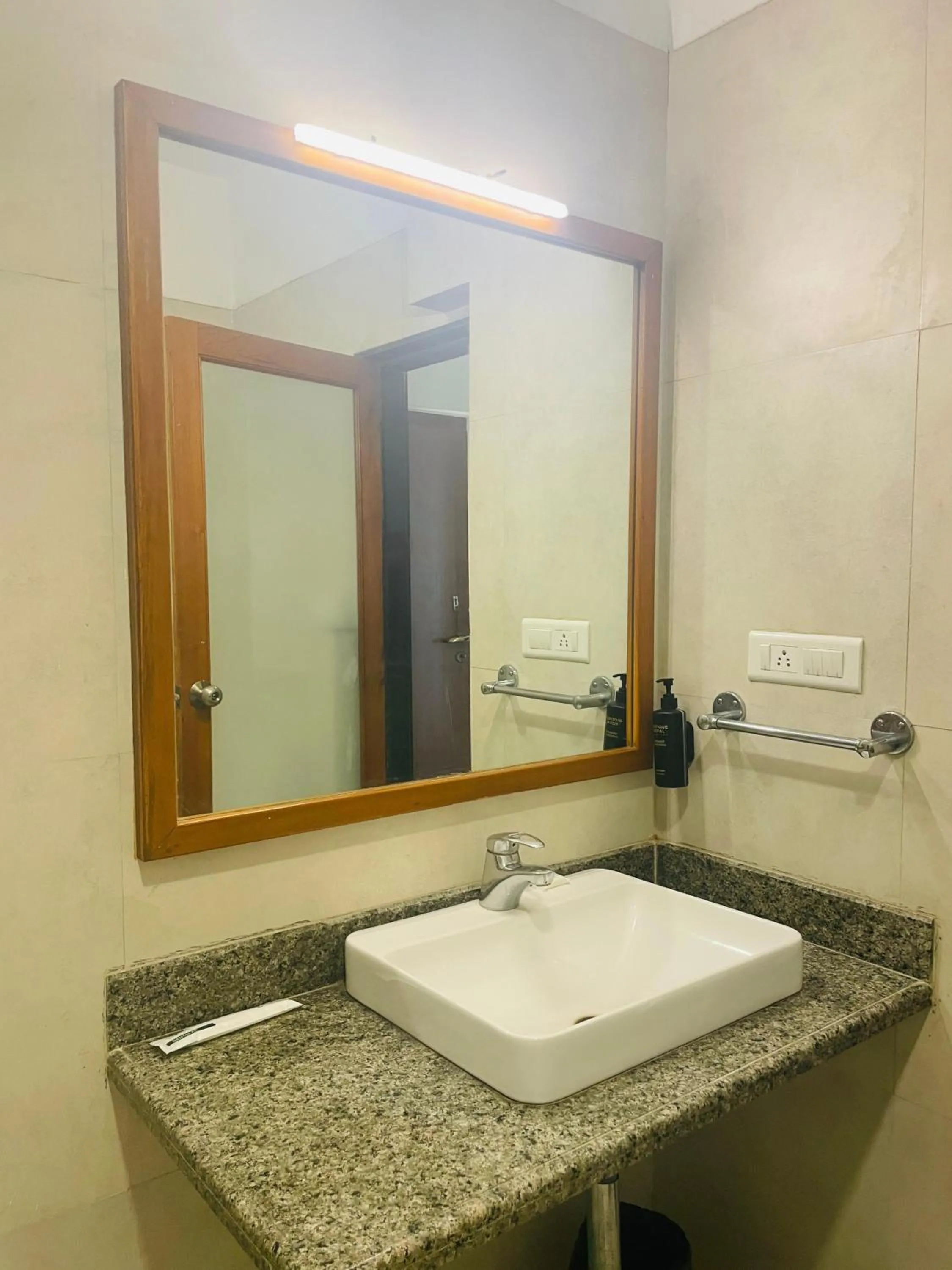 Bathroom in jüSTa Brij Bhoomi Resort, Nathdwara