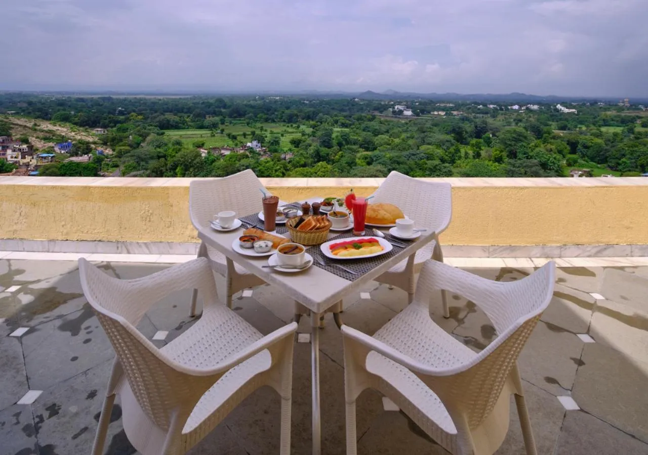 Breakfast in jüSTa Brij Bhoomi Resort, Nathdwara