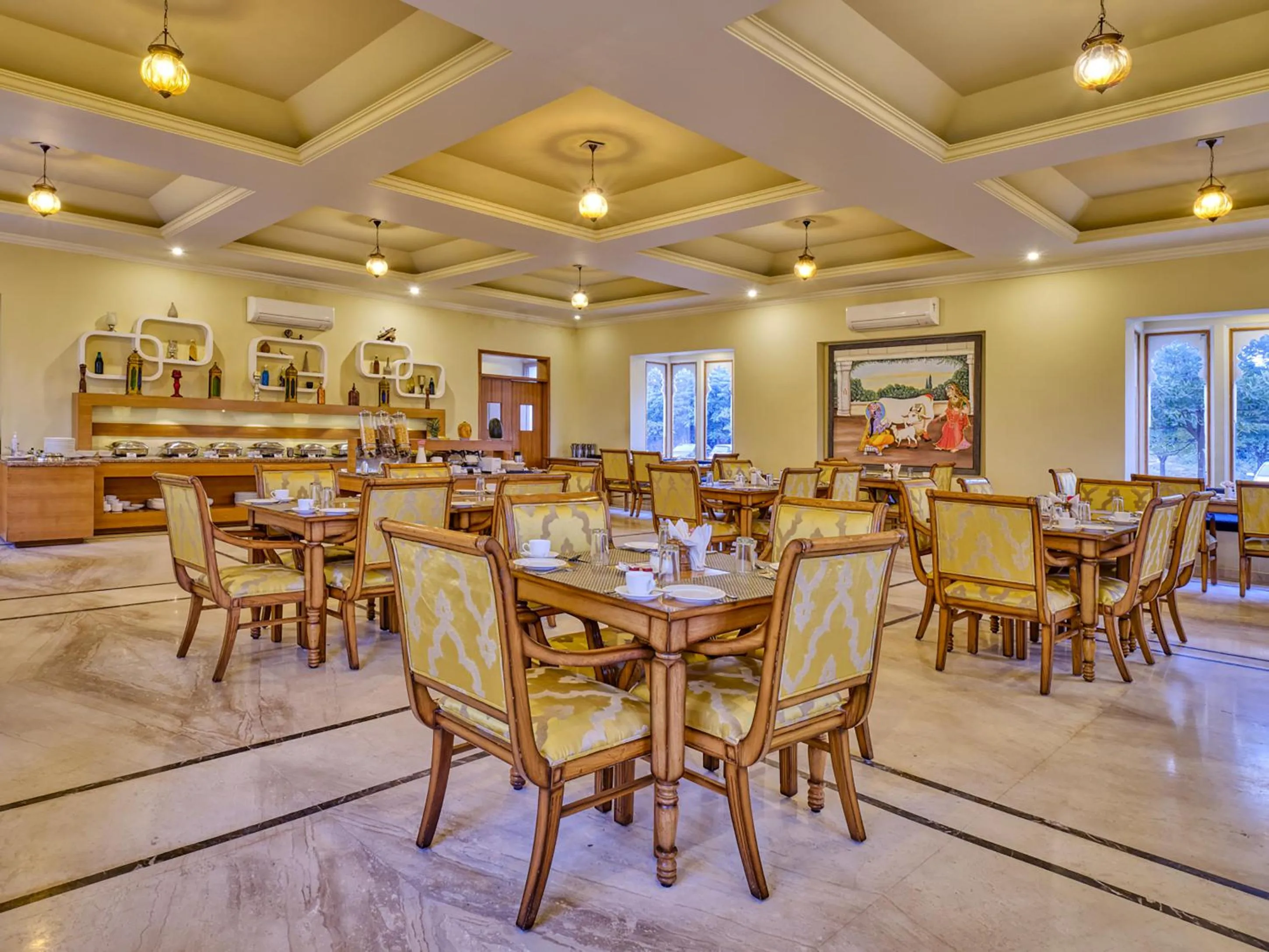 Restaurant/places to eat in jüSTa Brij Bhoomi Resort, Nathdwara