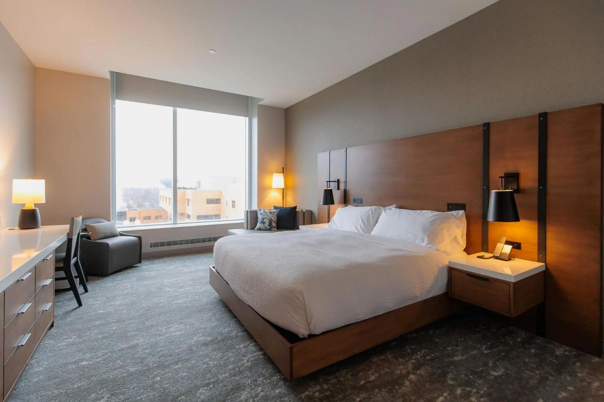 Bed in Highpoint Hotel