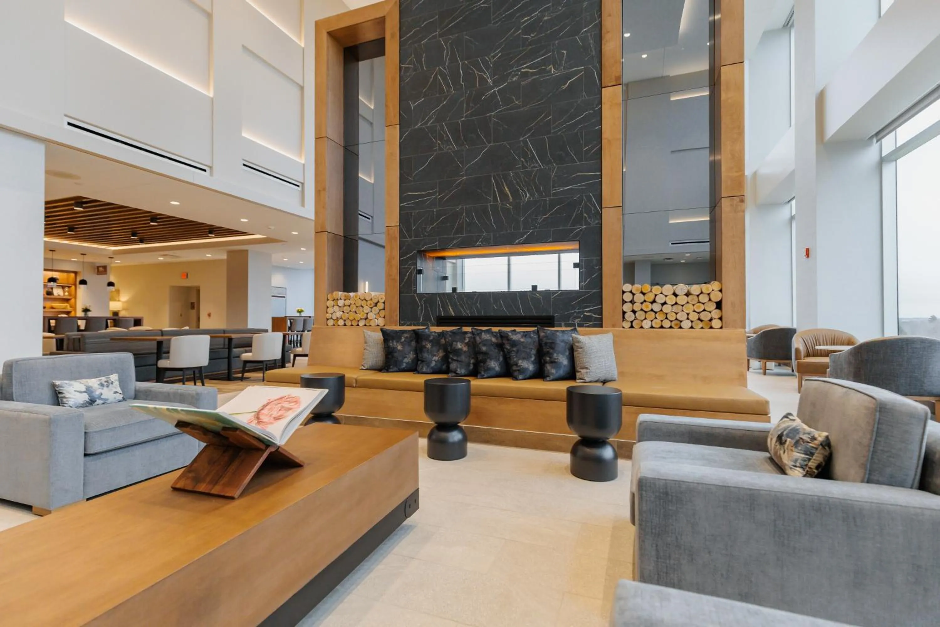 Seating area in Highpoint Hotel