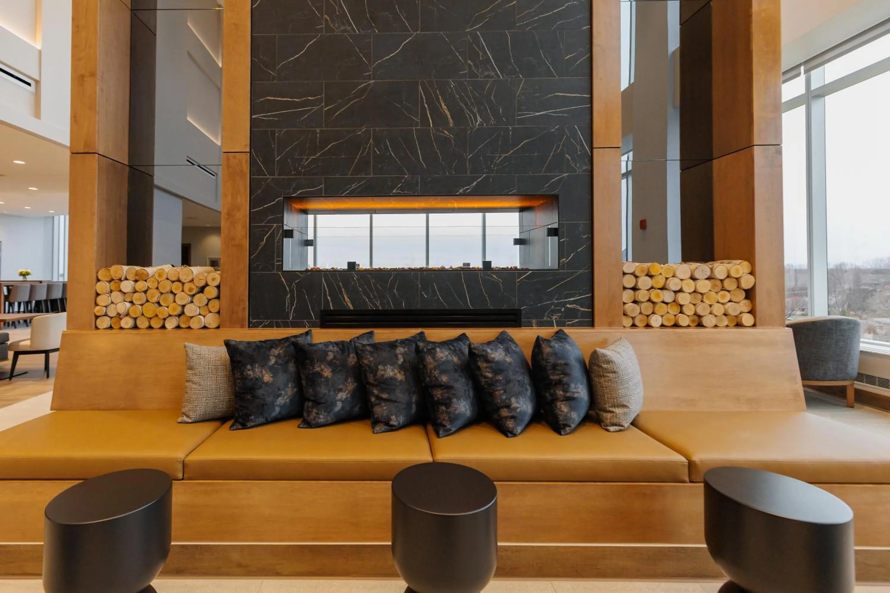 Seating area in Highpoint Hotel