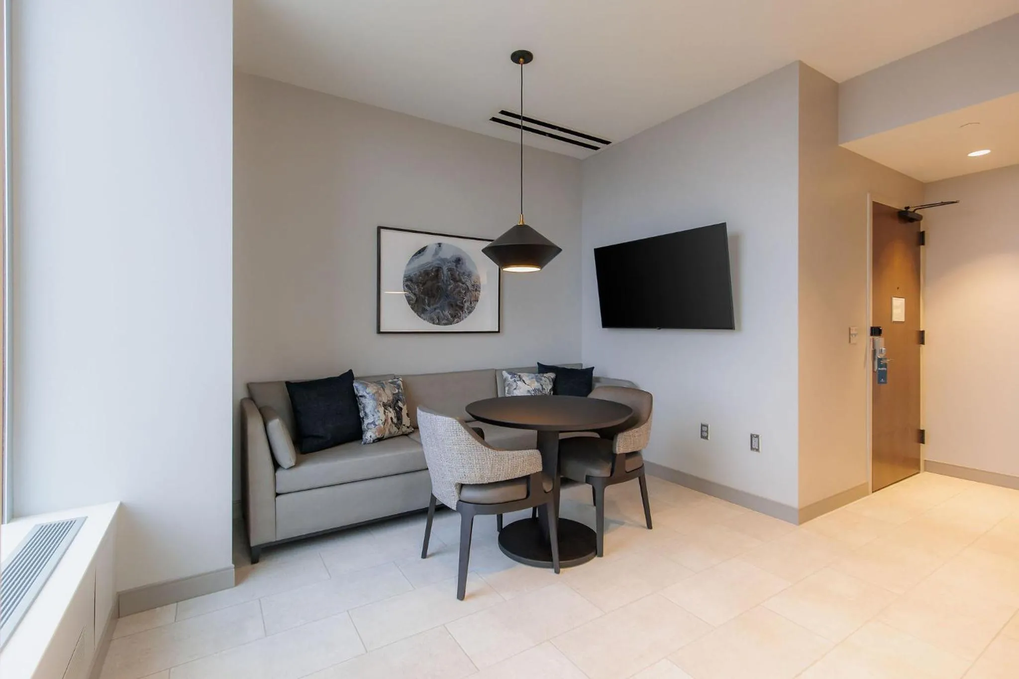 Seating area in Highpoint Hotel