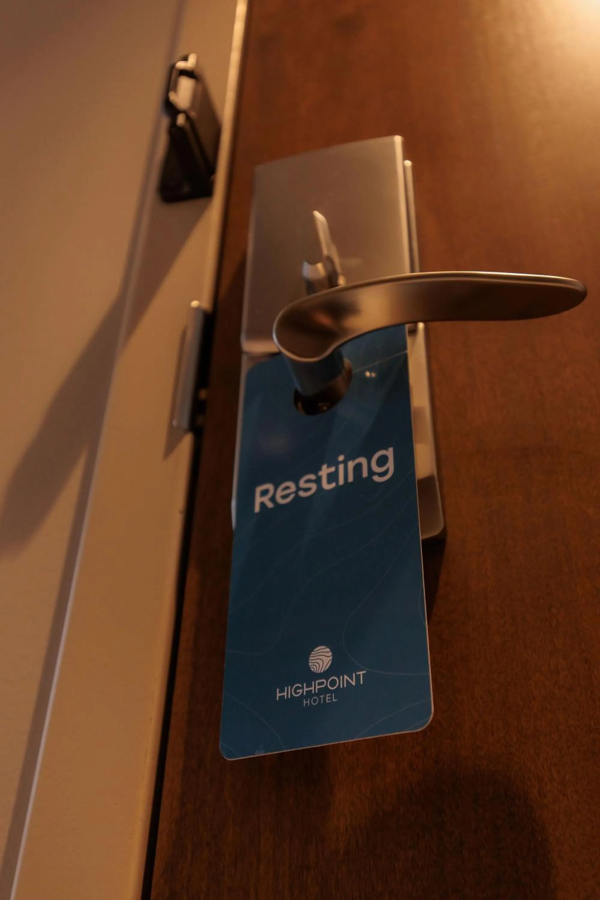 Text overlay in Highpoint Hotel