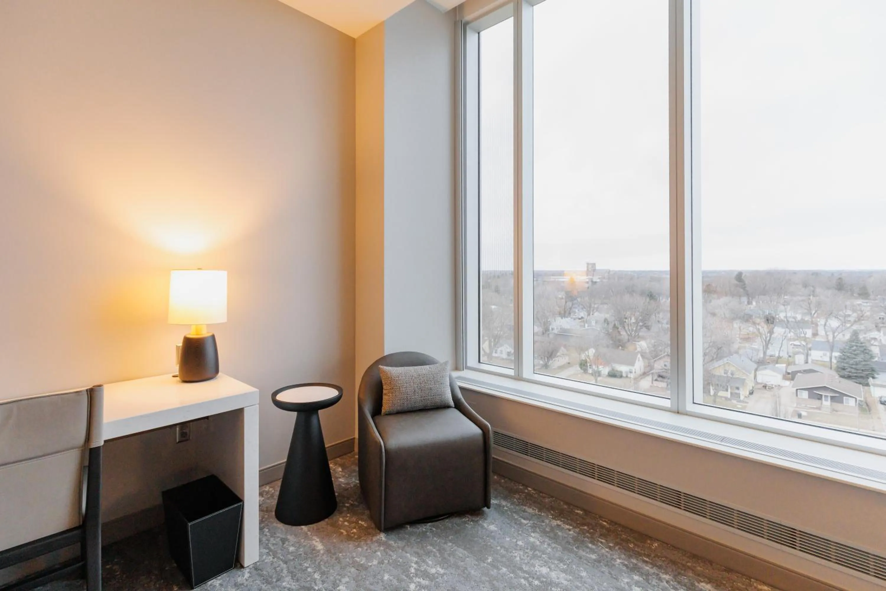 Seating area in Highpoint Hotel