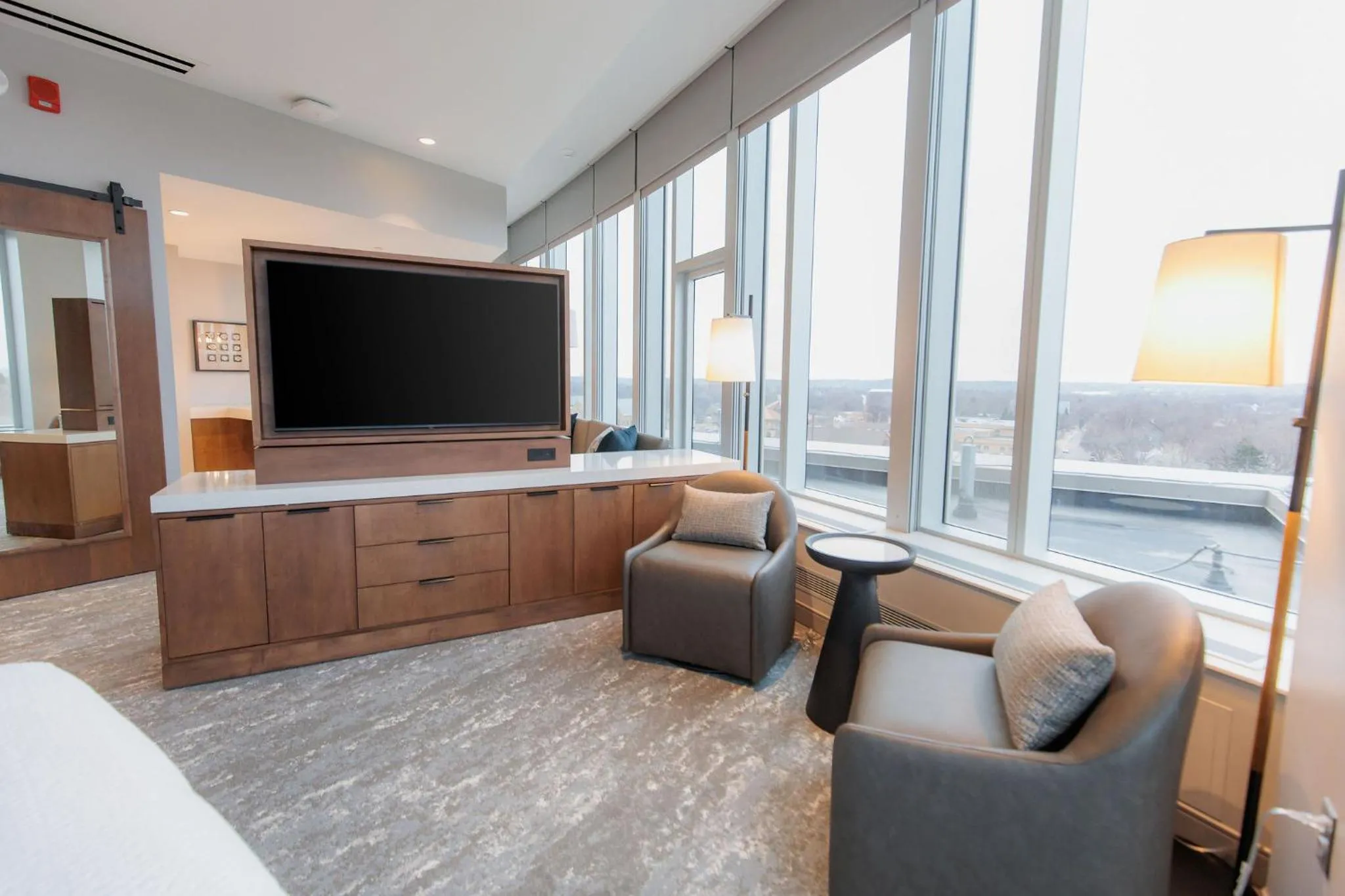 Seating area in Highpoint Hotel