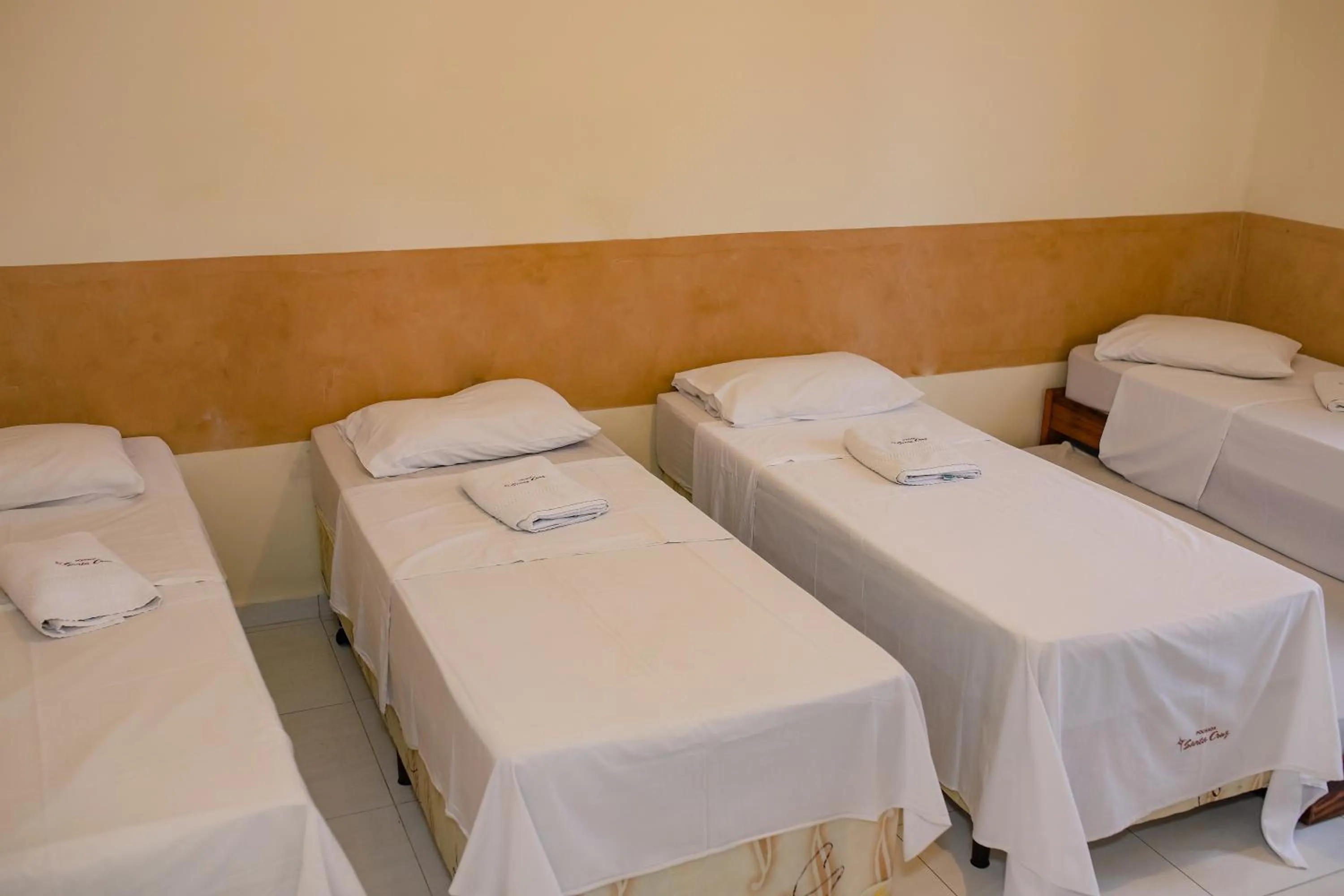 Bed in Pousada Santa Cruz