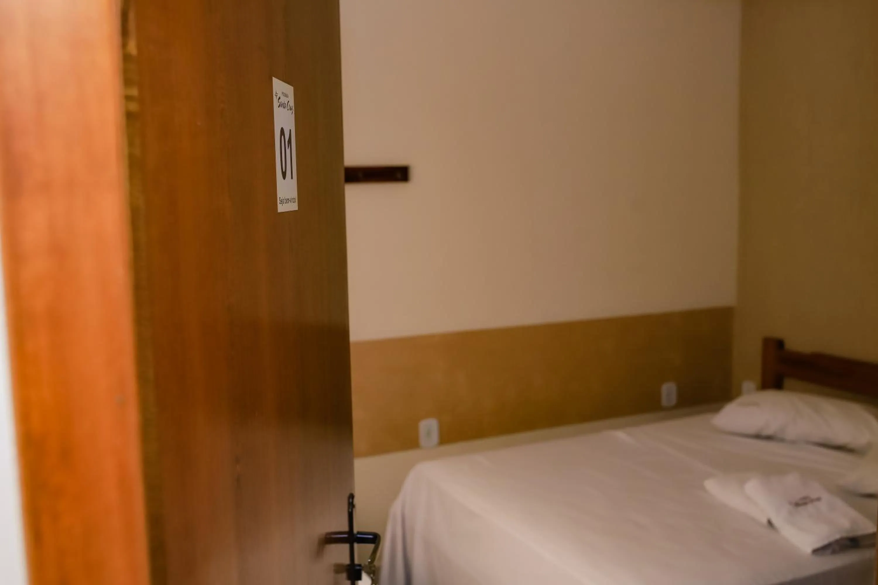 Bedroom, Bed in Pousada Santa Cruz