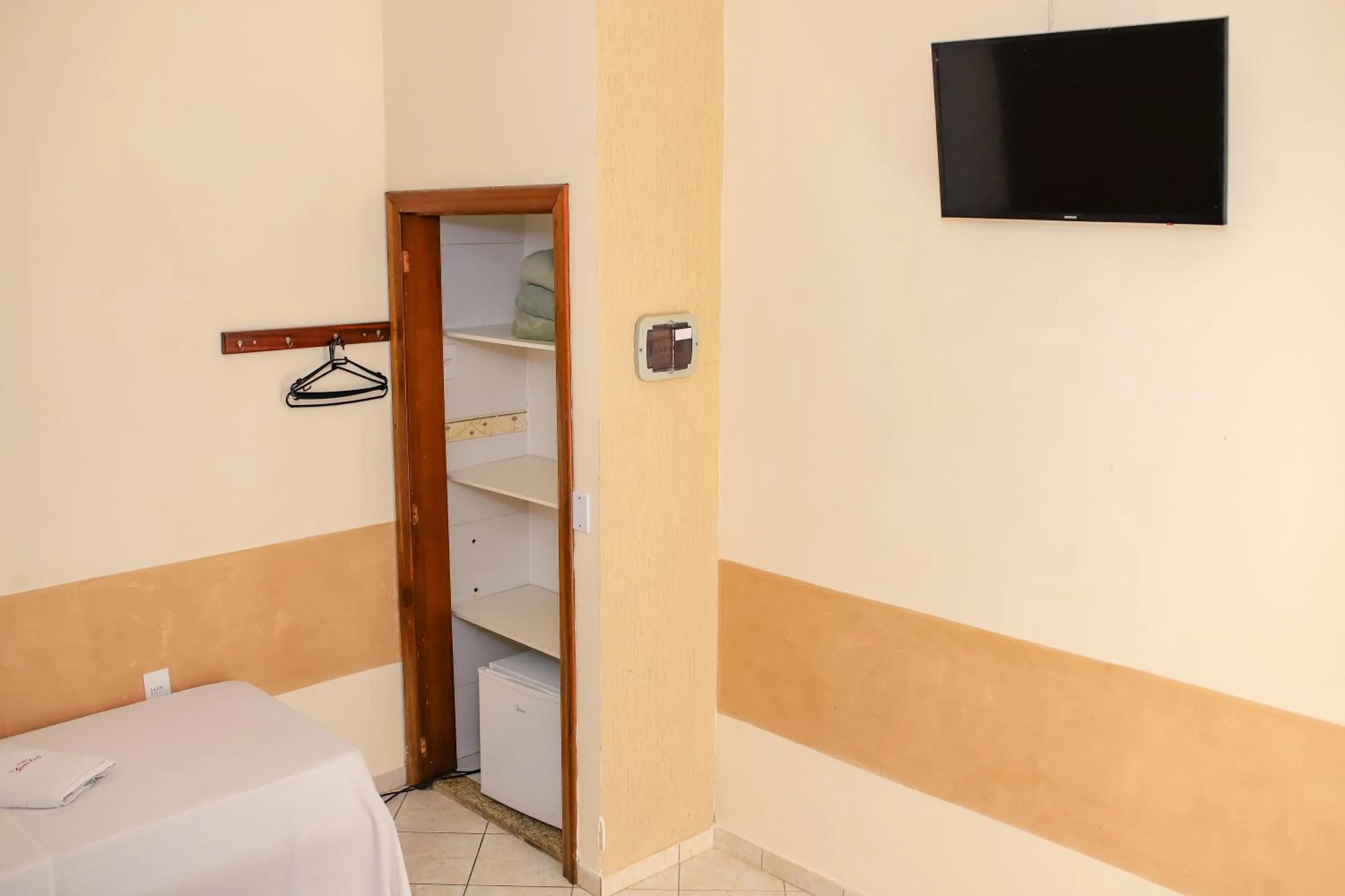 Bedroom, Bed in Pousada Santa Cruz