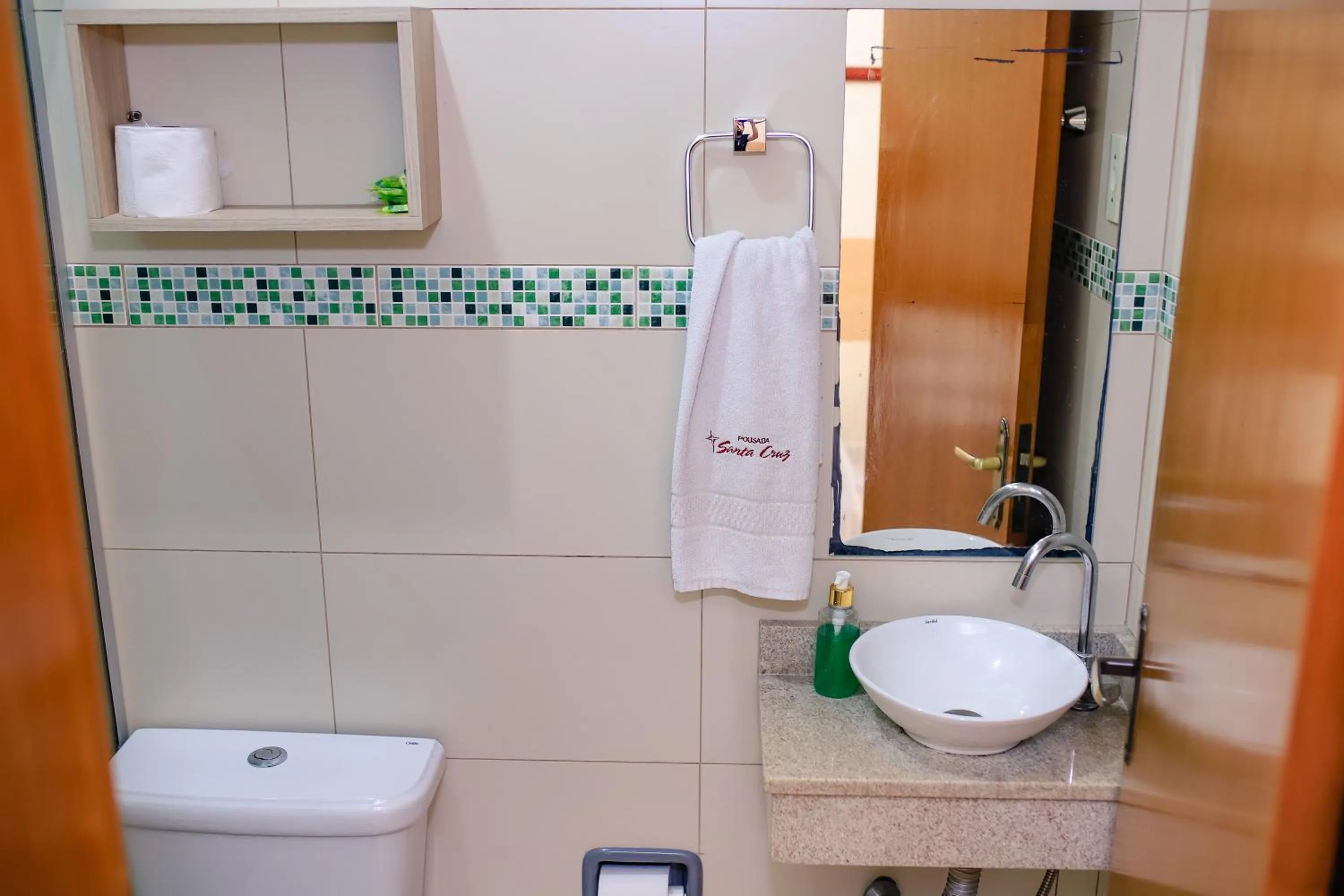 Bathroom in Pousada Santa Cruz