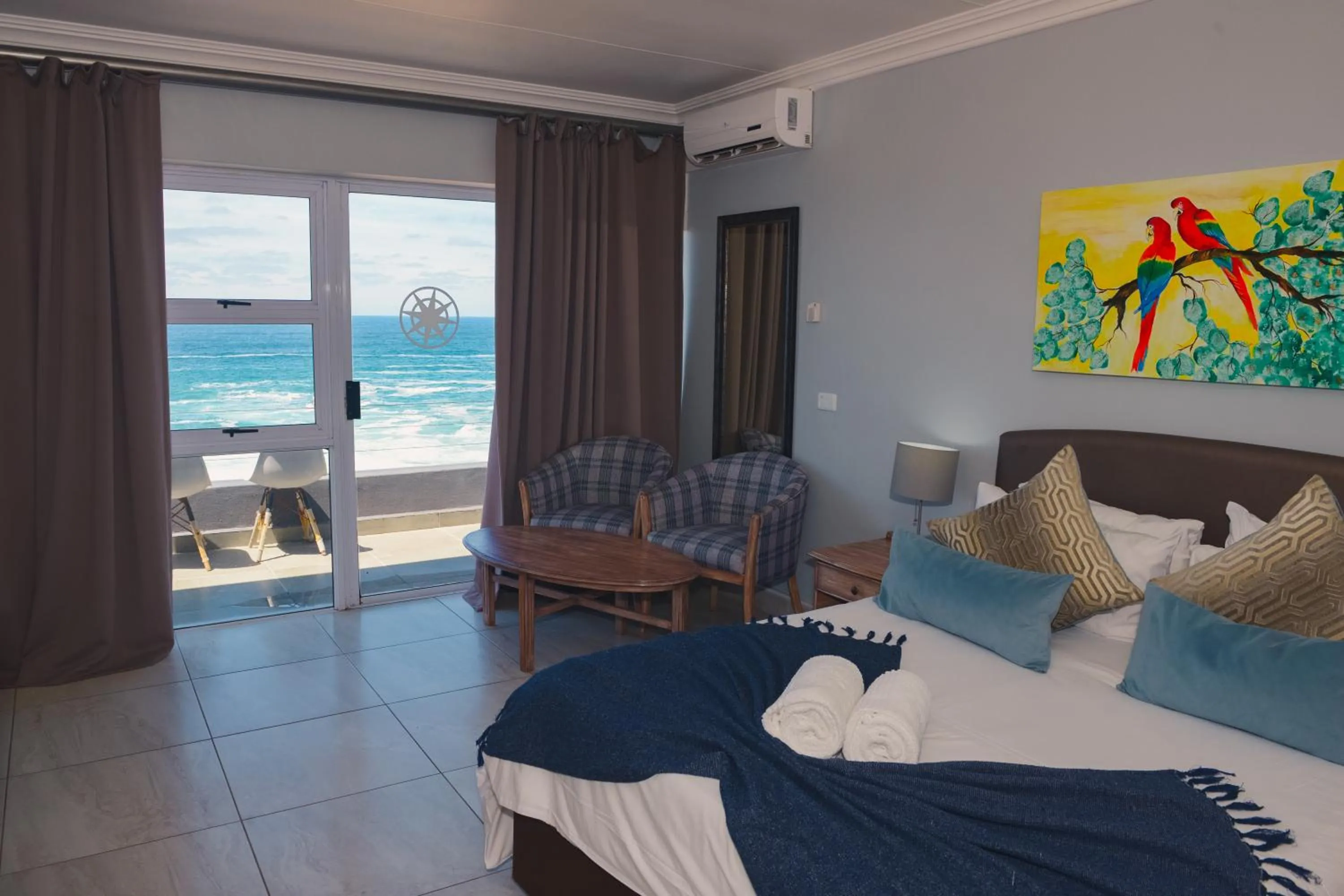 Bed in The Point Hotel & Spa