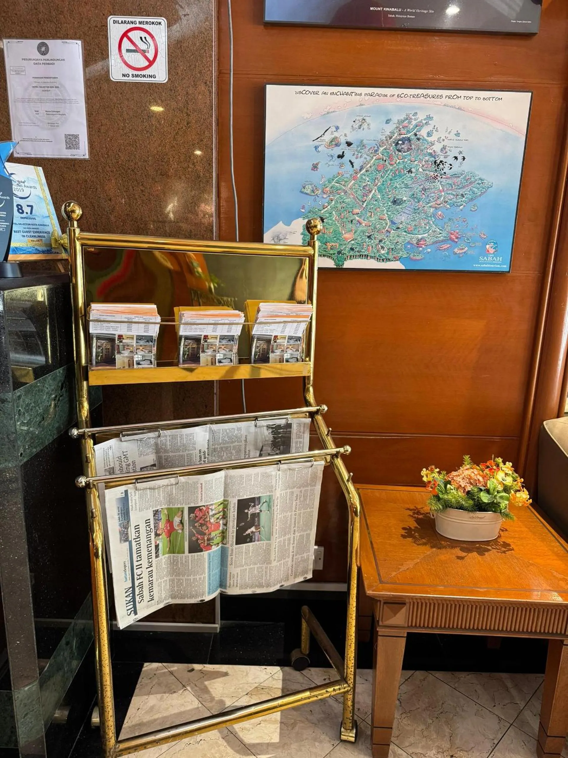 Lobby or reception in Hotel Deleeton