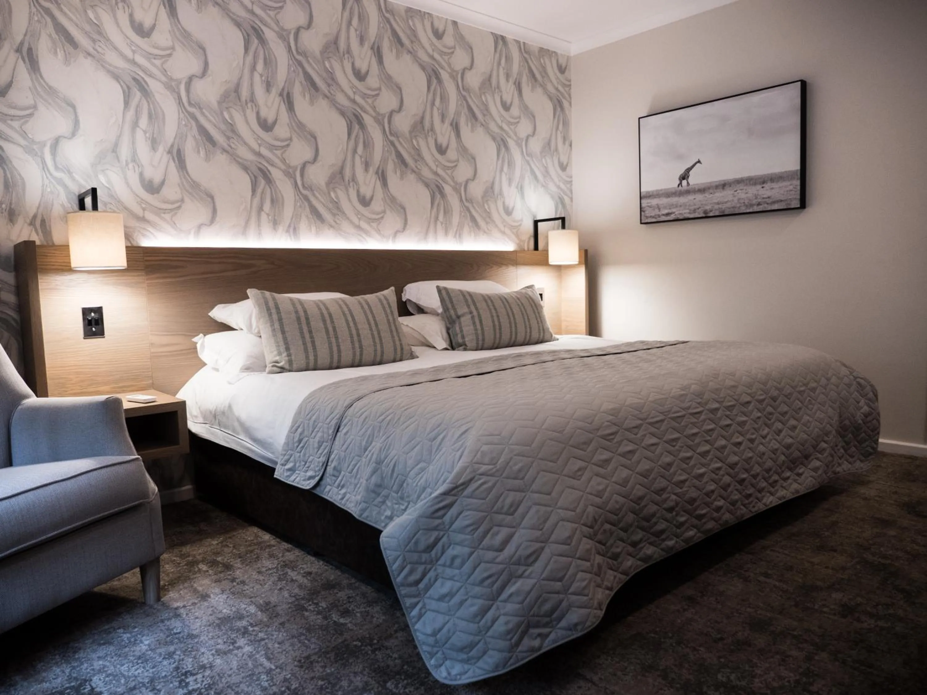 Bed in The Kelway Hotel