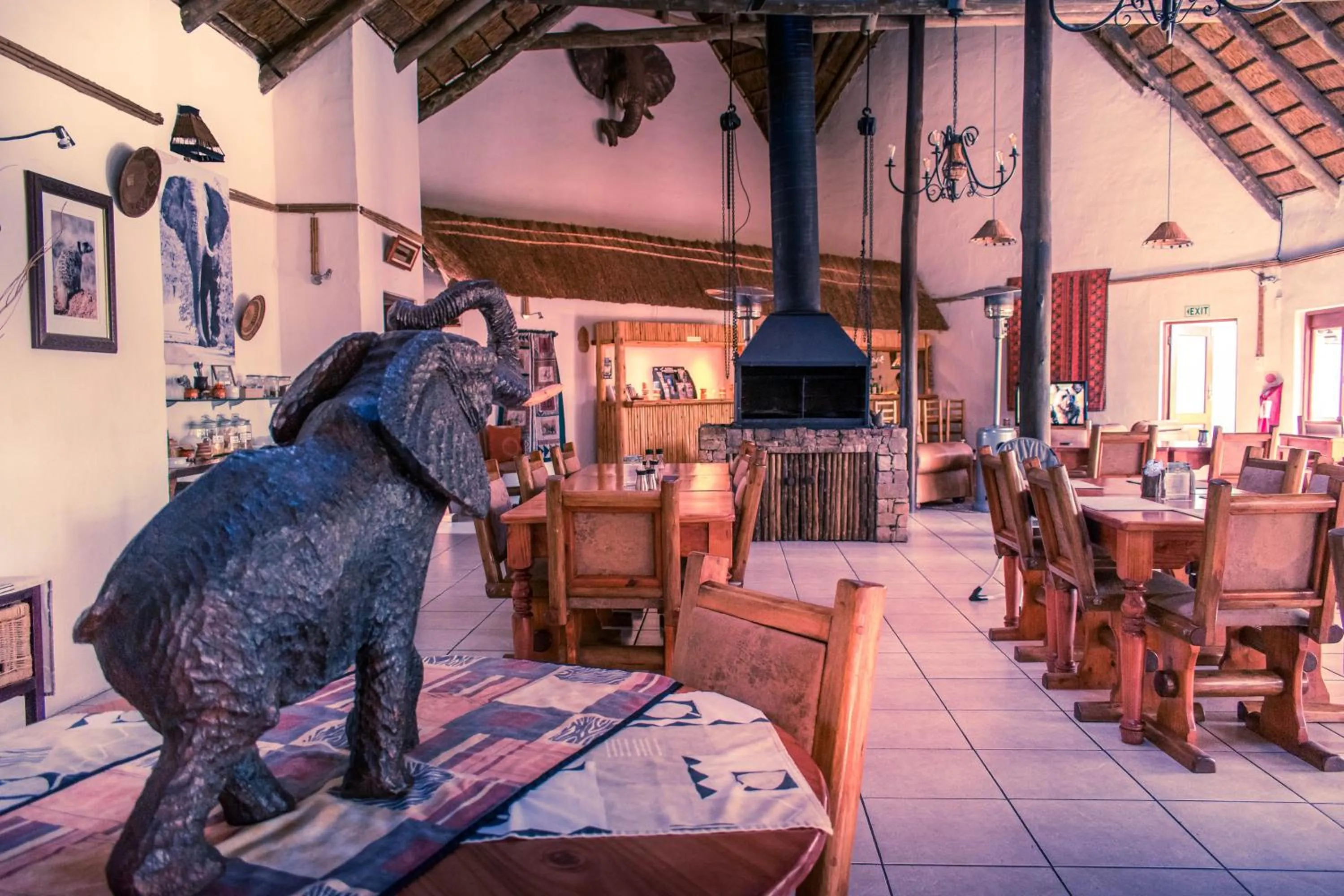 Restaurant/places to eat in Elephants Footprint Lodge