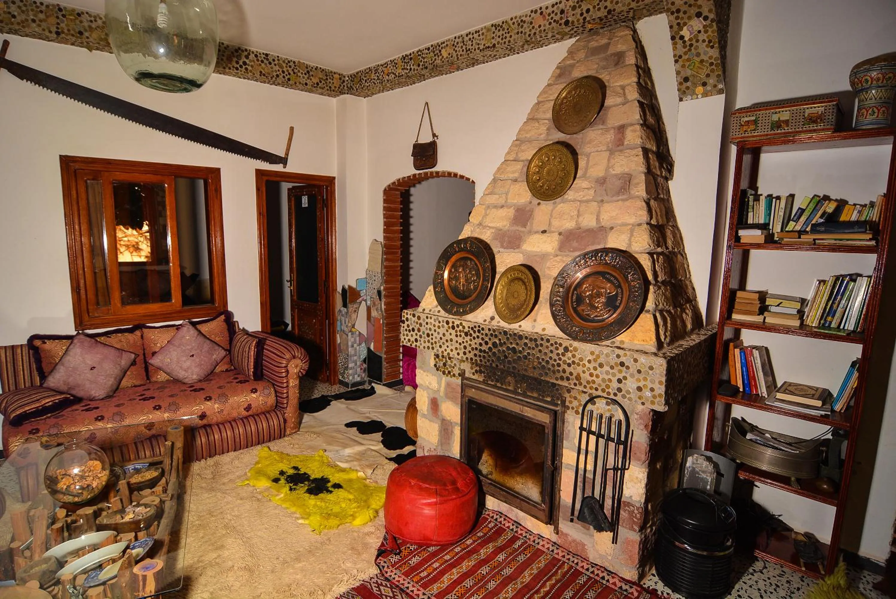 Living room in Maison d'hotes Ait Bou Izryane