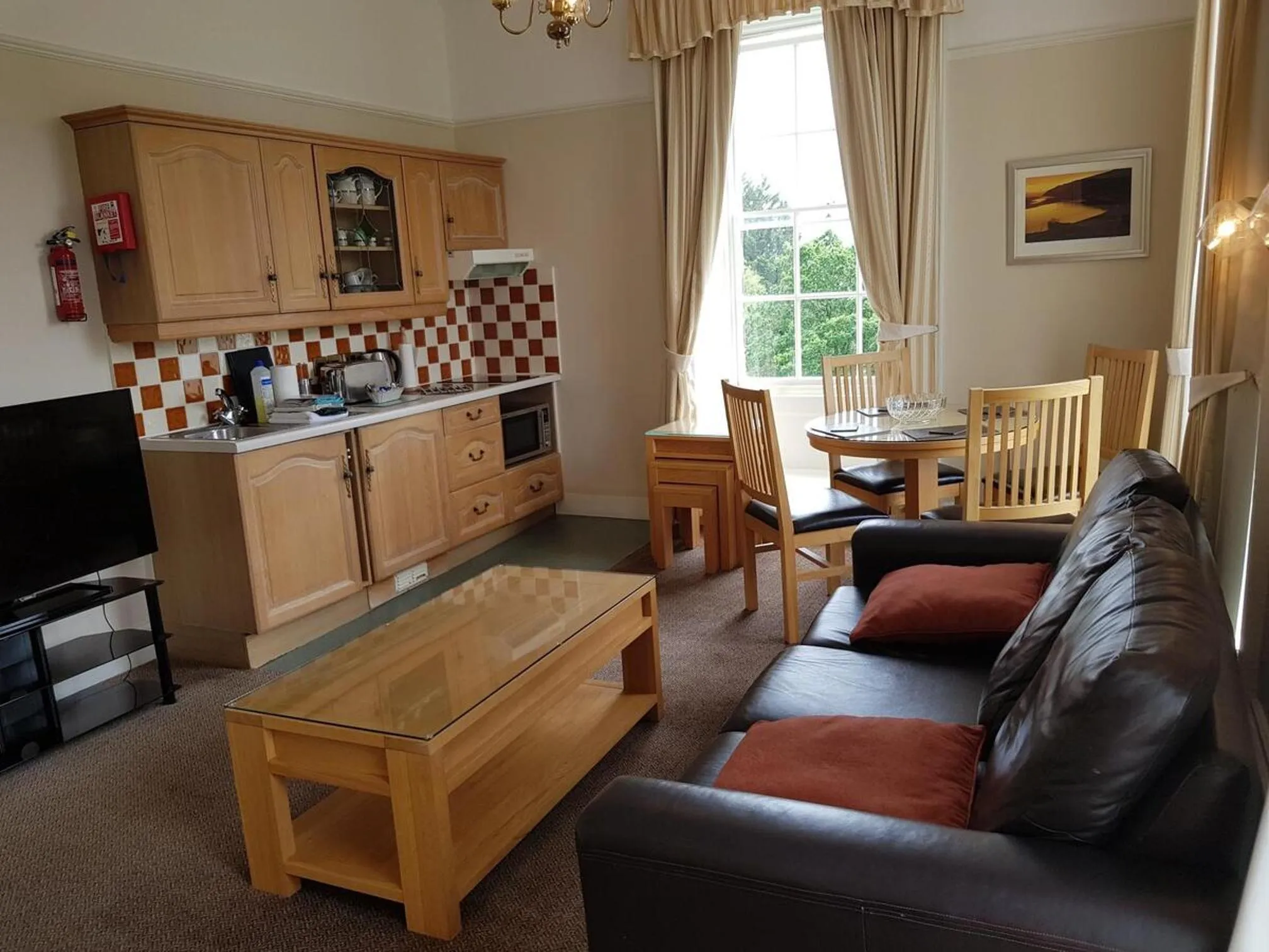 Kitchen or kitchenette in Macdonald Plas Talgarth Resort