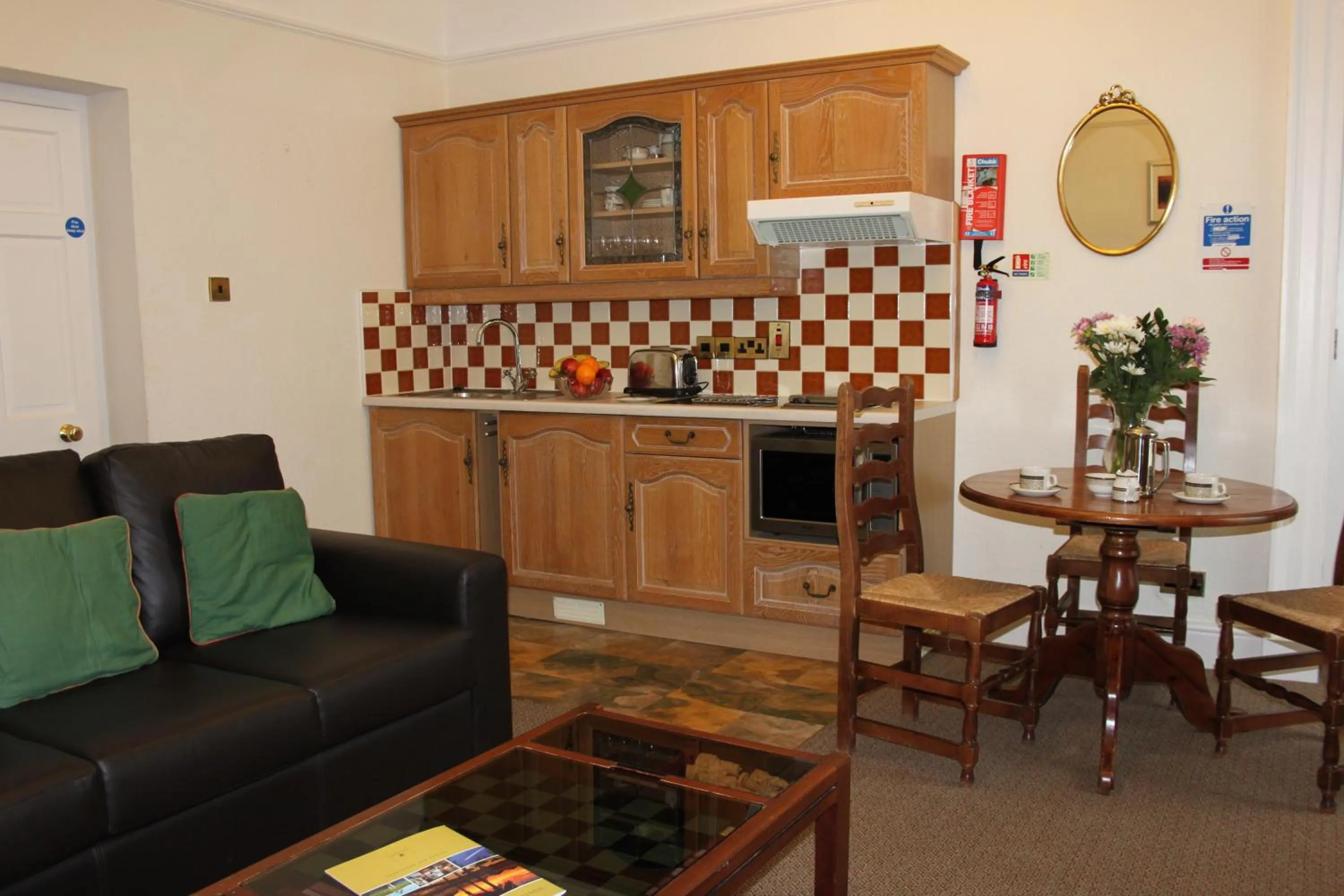 Kitchen or kitchenette in Macdonald Plas Talgarth Resort